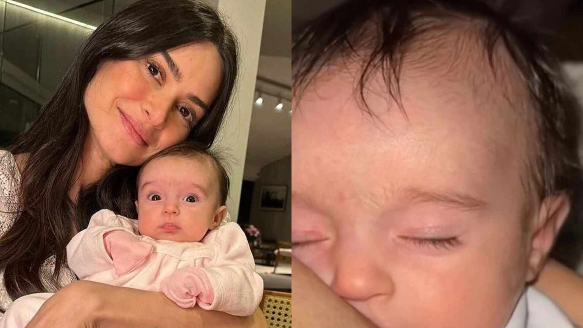Após cirurgia, Thaila Ayala amamenta a filha: ‘Meu mundo todinho’