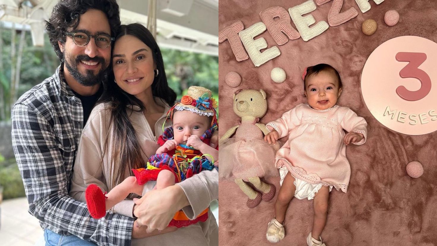 Thaila Ayala comemora 3 meses da filha, após cirurgia delicada: ‘De coração novo’