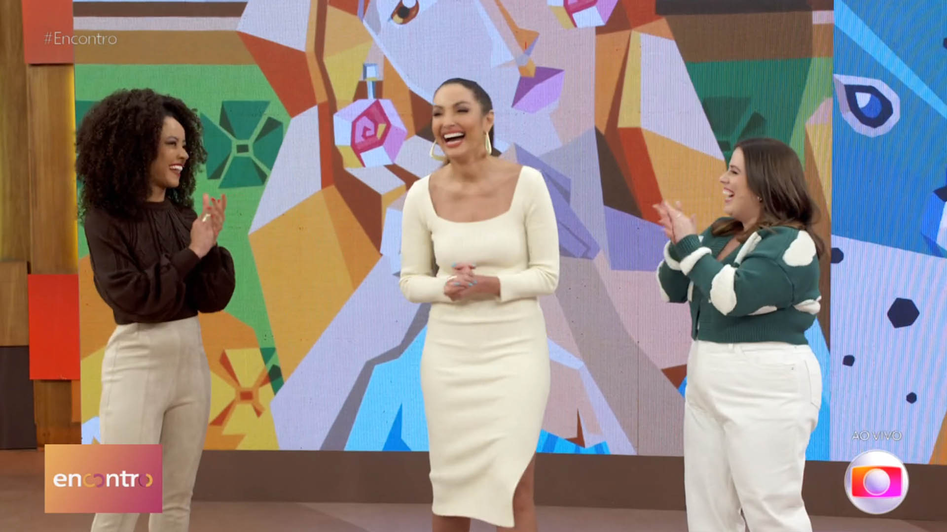 Patricia Poeta celebra seu retorno ao ‘Encontro’: ‘Muito feliz’