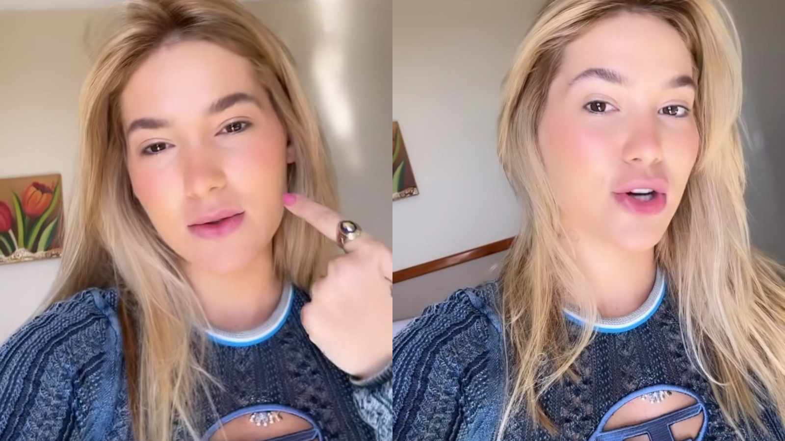 Passando mal, Virginia Fonseca nega gravidez: ‘Não estou’