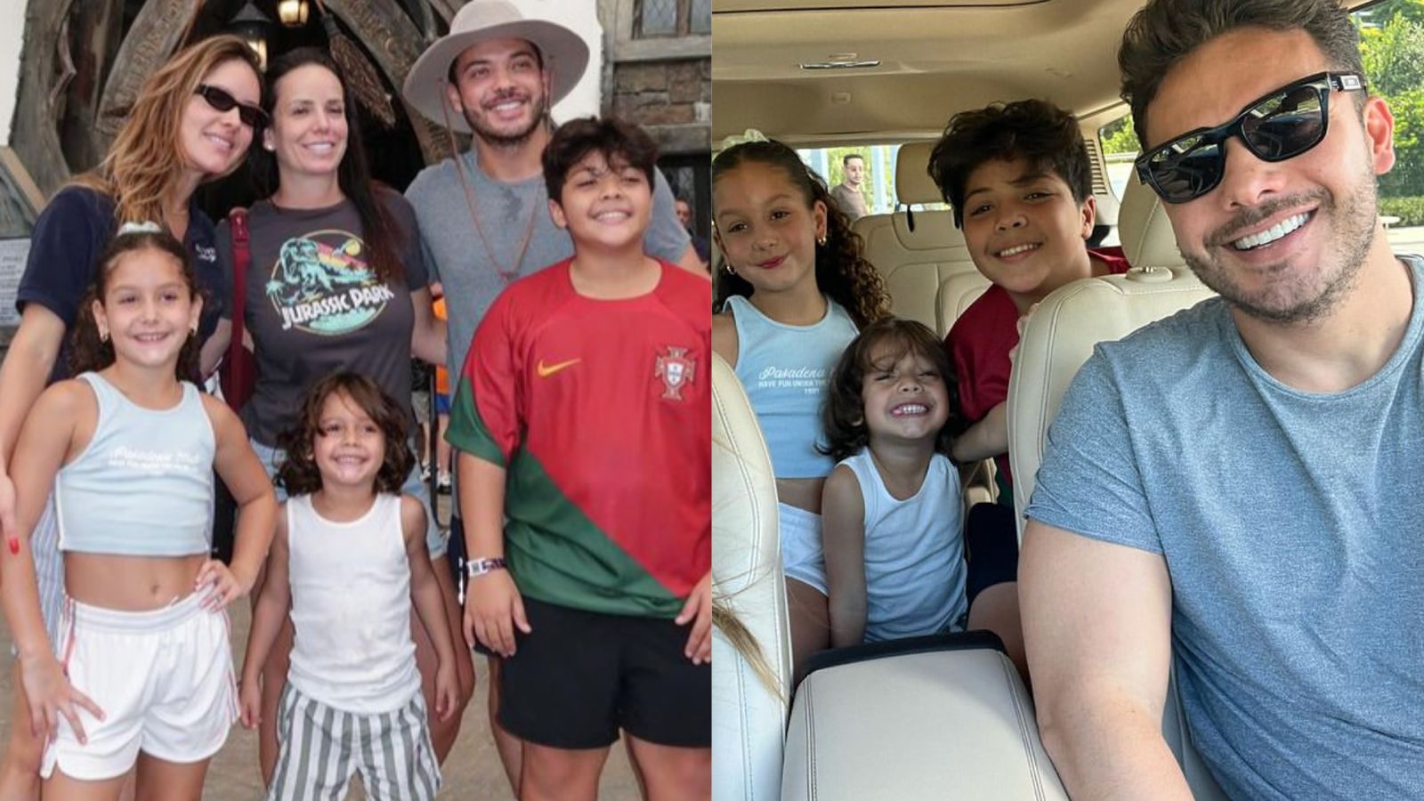 Wesley Safadão e Thyane Dantas curtem viagem internacional com os filhos