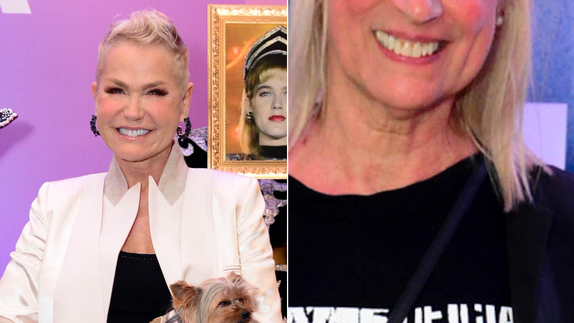 Irmã de Xuxa Meneghel faz rara aparição em um evento no Rio de Janeiro