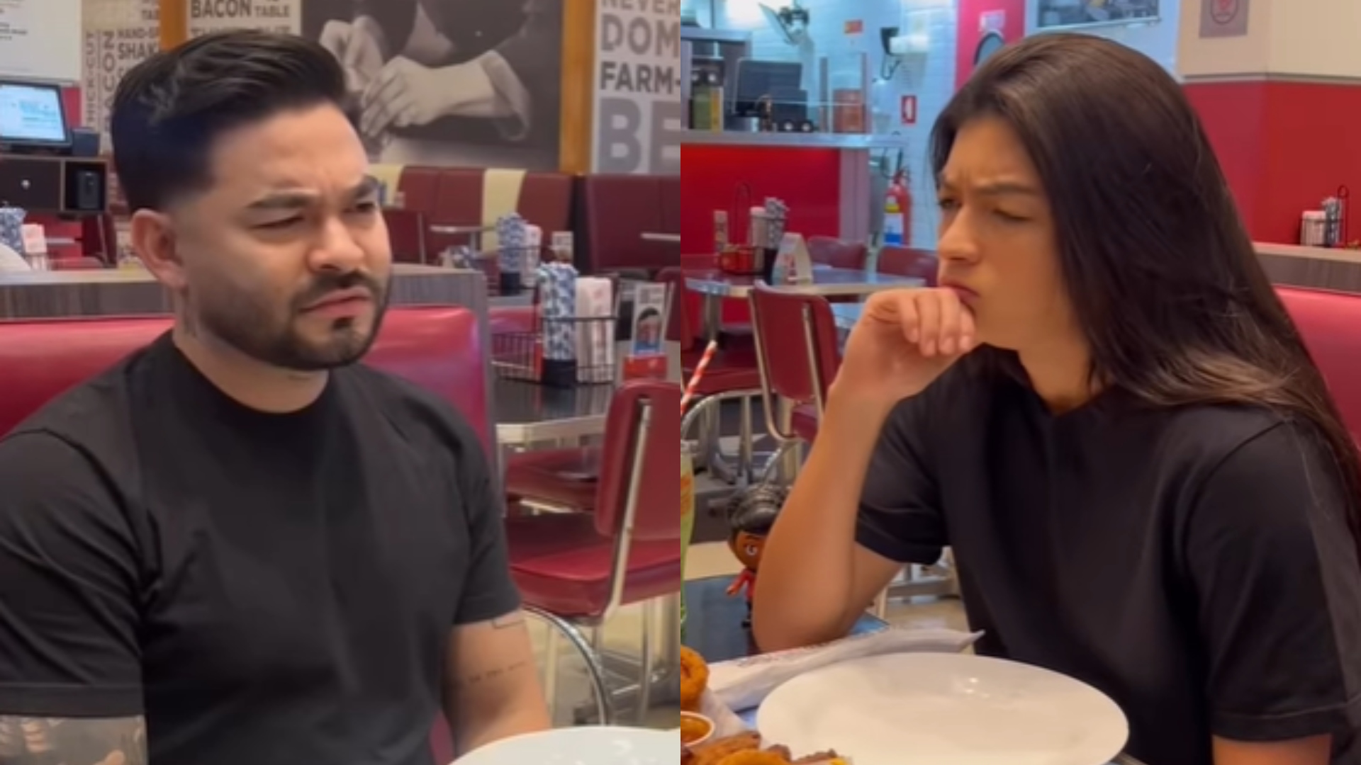 Yudi Tamashiro se diverte ao encontrar influenciador sósia; compare os dois