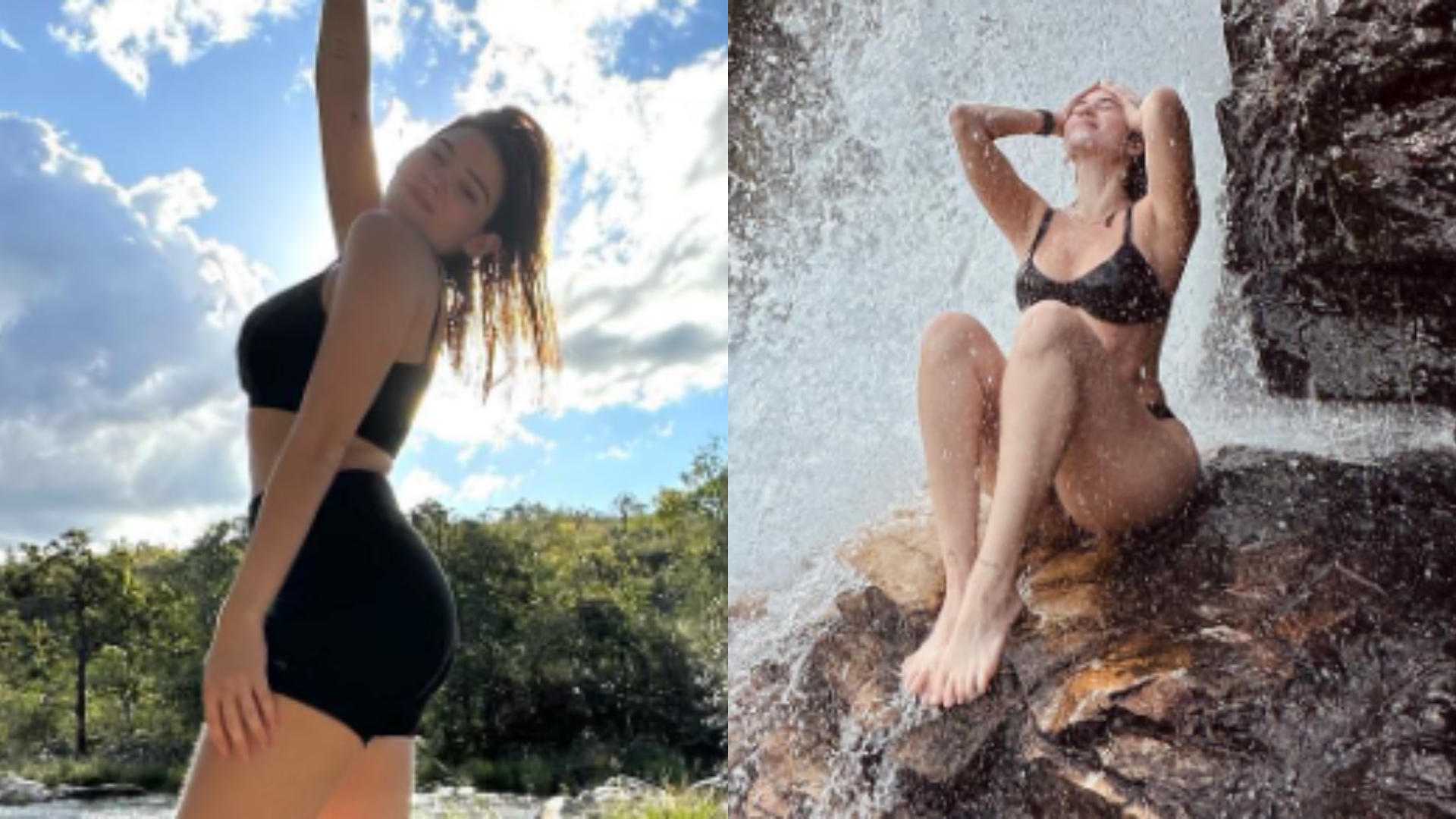Ana Clara Lima derrete seguidores com clique romântico ao lado do namorado em cachoeira