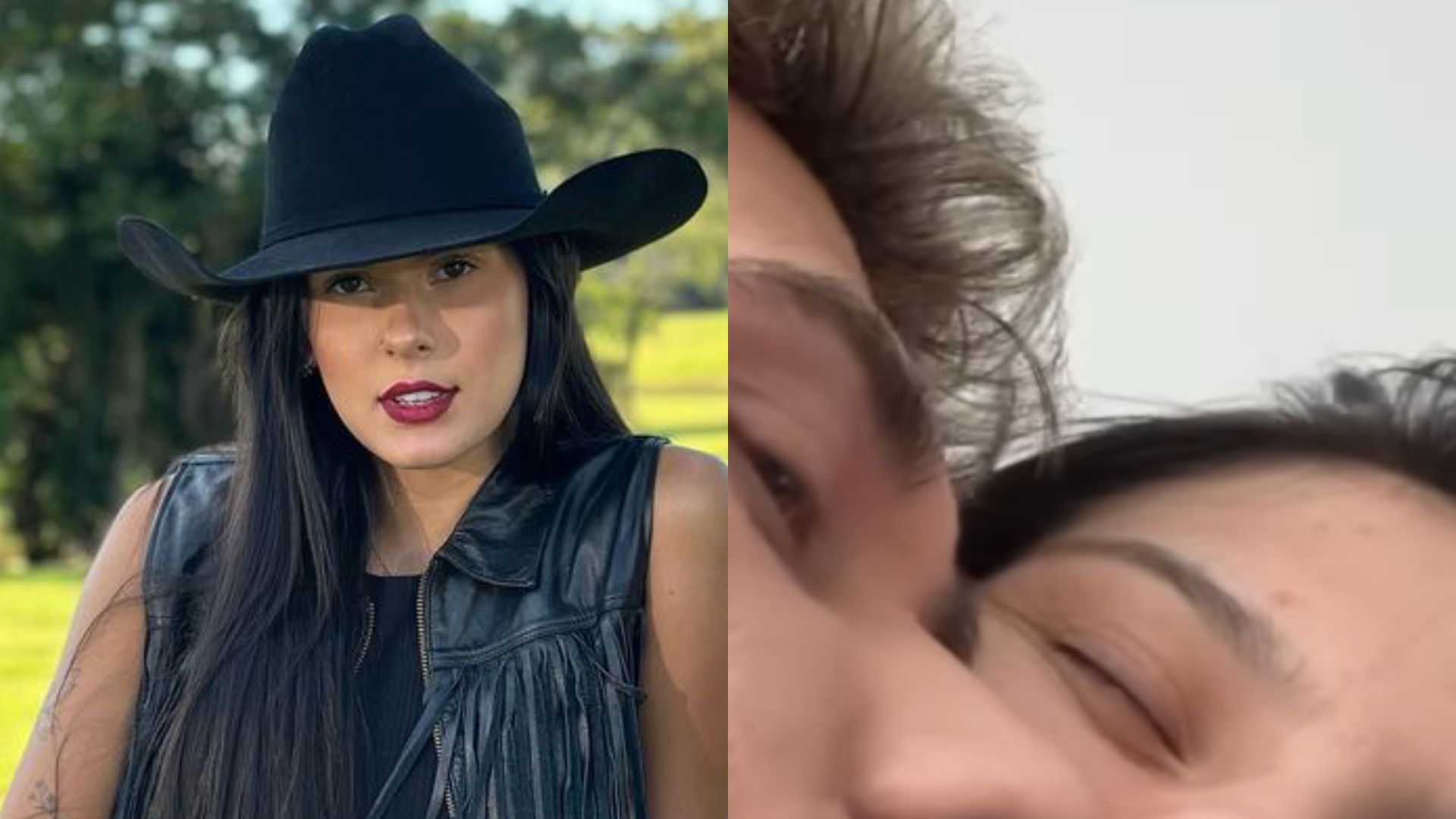 Em momento íntimo, Ana Castela surge trocando carícias com Gustavo Mioto
