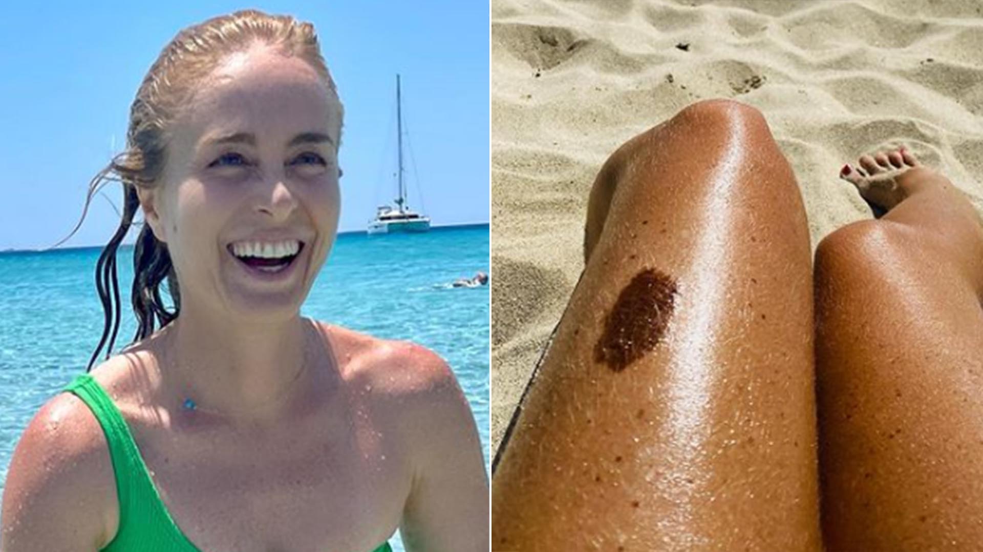 Aos 49 anos, Angélica revela várias fotos só de biquíni e beleza rouba a cena