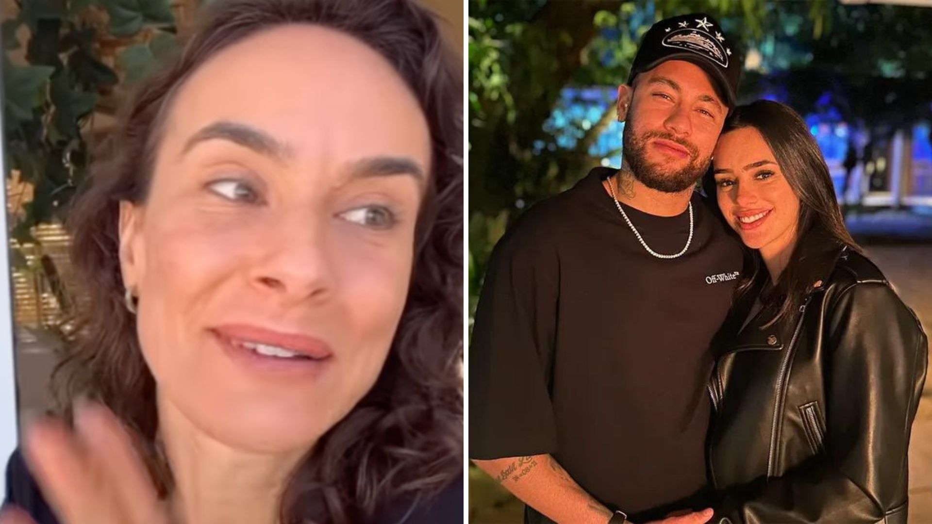 Atriz reclama após Neymar copiar o nome de sua filha: “Bora sugerir outro?”