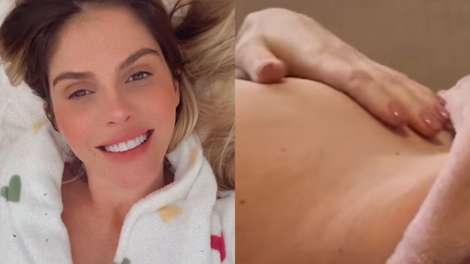 Grávida de gêmeos, Bárbara Evans se derrete ao exibir a barriga: “Meus meninos”