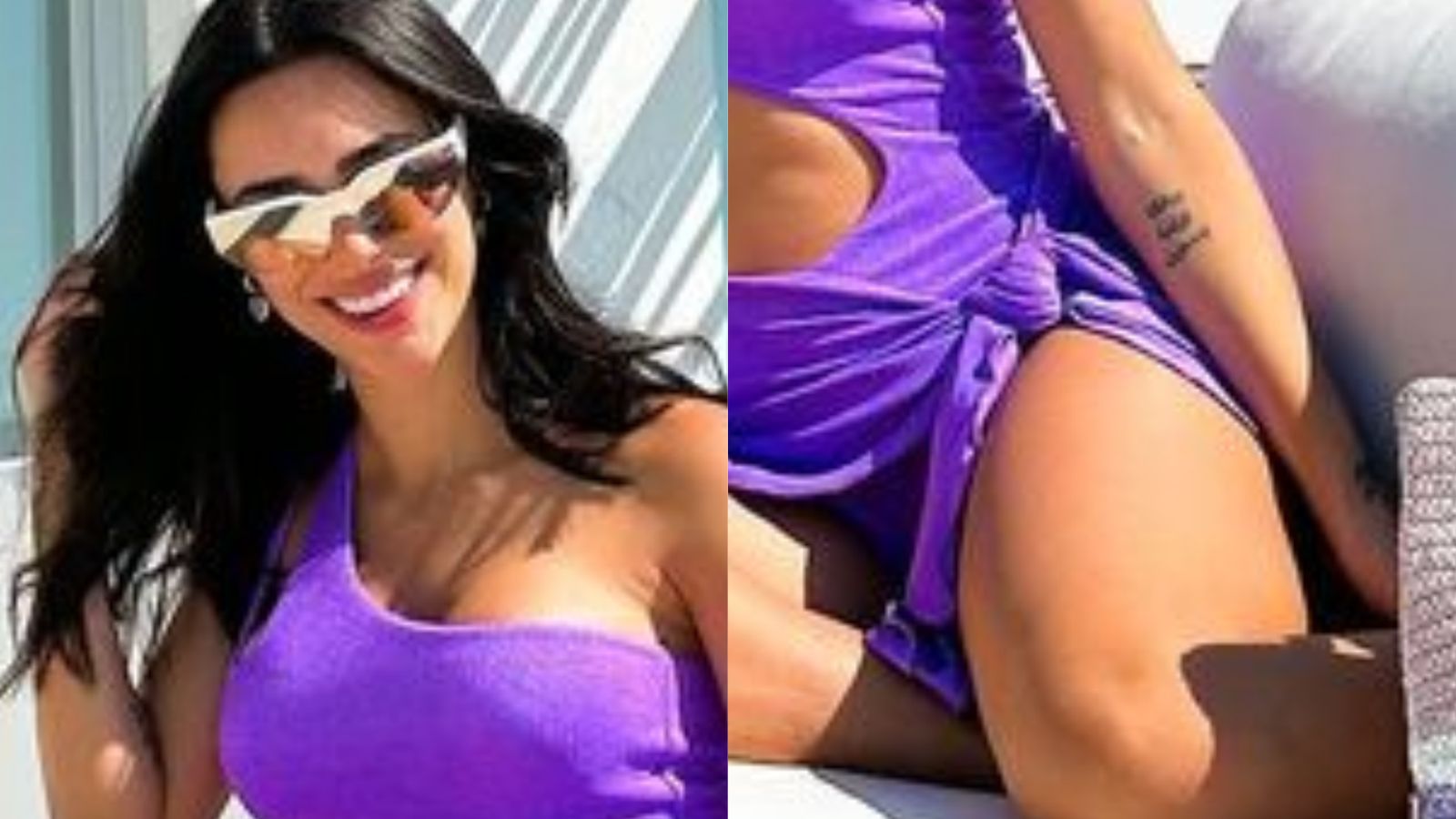 Grávida, Bruna Biancardi coloca barriguinha para jogo com maiô estratégico