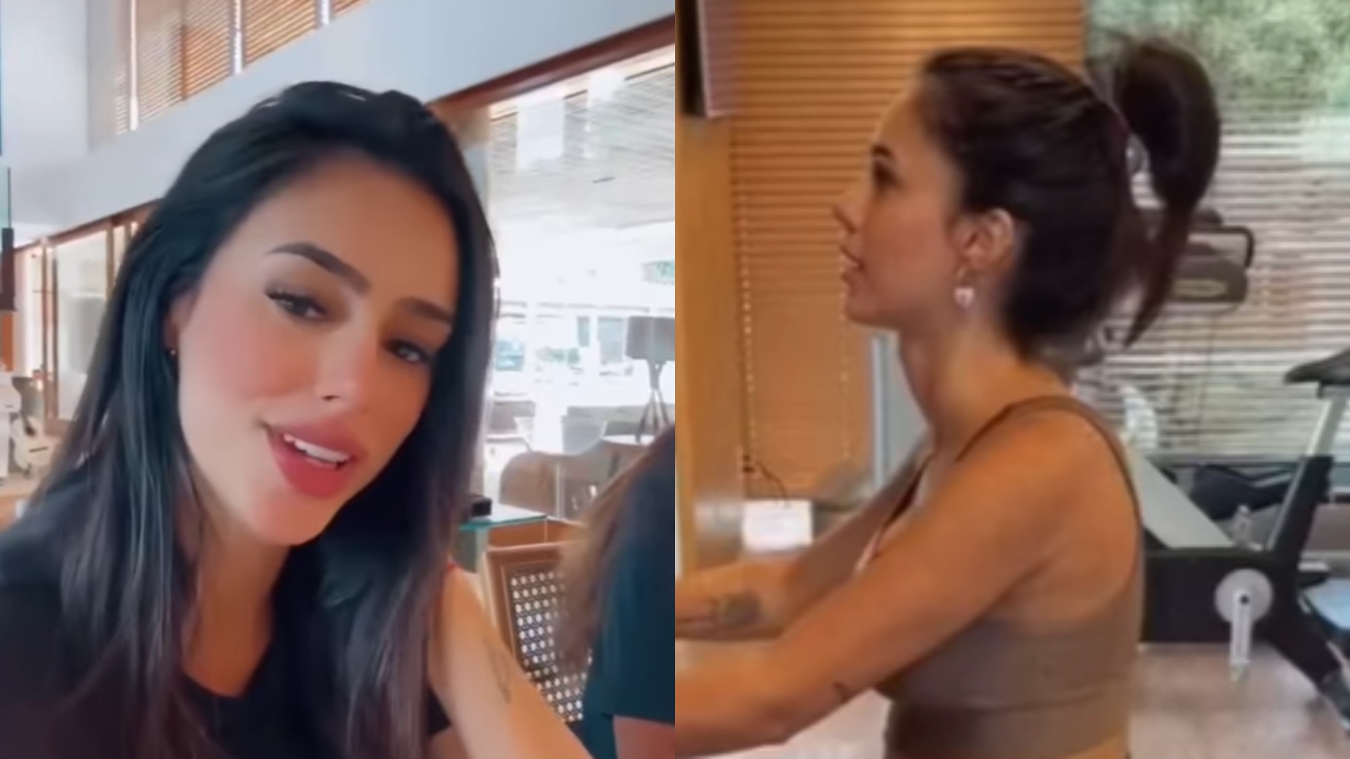 Grávida, Bruna Biancardi exibe barriguinha de primeiro filho durante treino