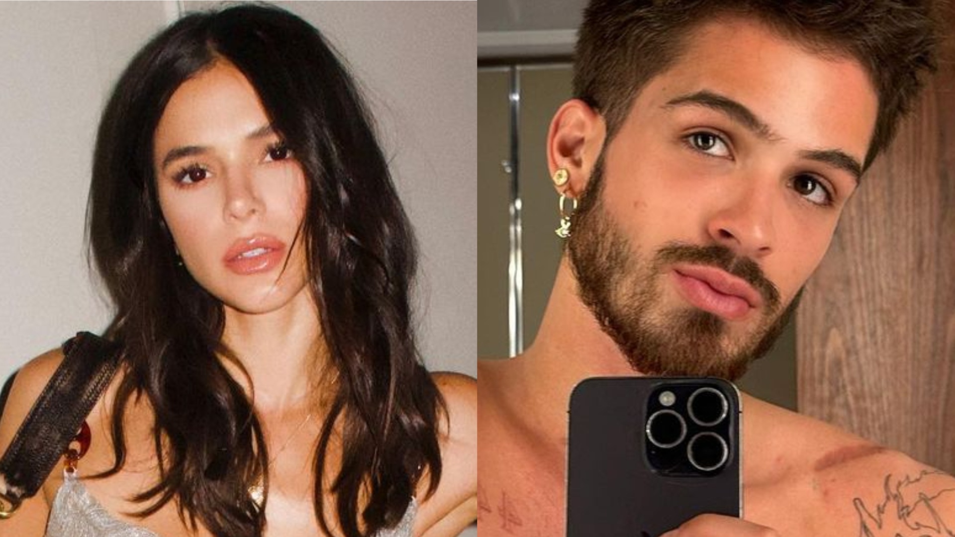 Tá rolando? Bruna Marquezine e João Guilherme aparecem em bar