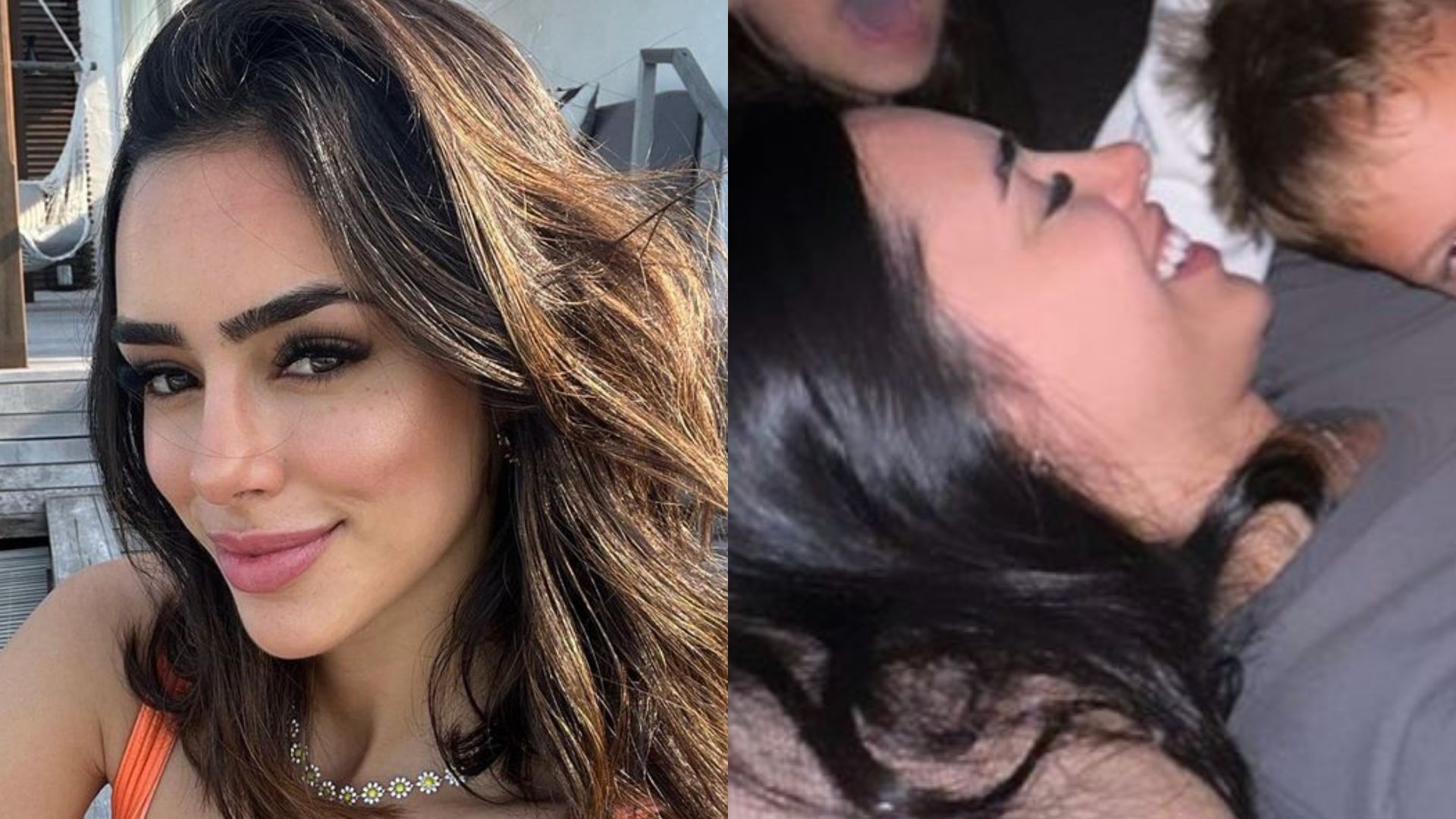 Bruna Biancardi se derrete ao posar com o filho de Neymar, Davi Lucca