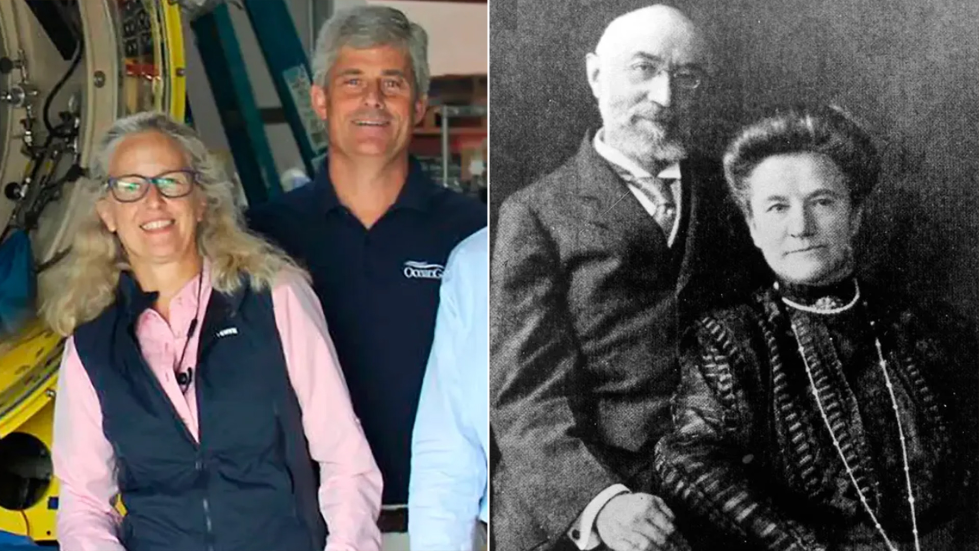 Esposa de executivo do submarino desaparecido é descendente de passageiros do Titanic