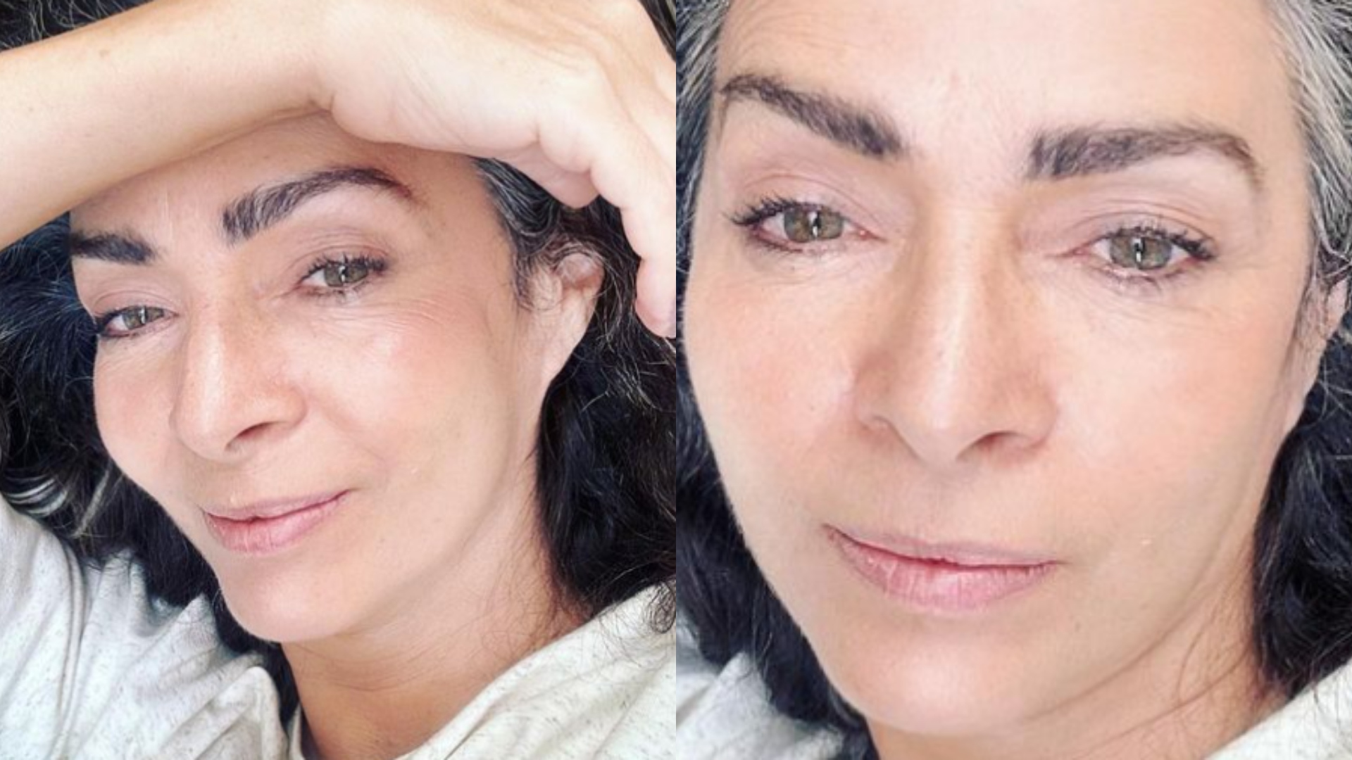 Claudia Ohana derrete internautas com beleza natural ao posar sem maquiagem