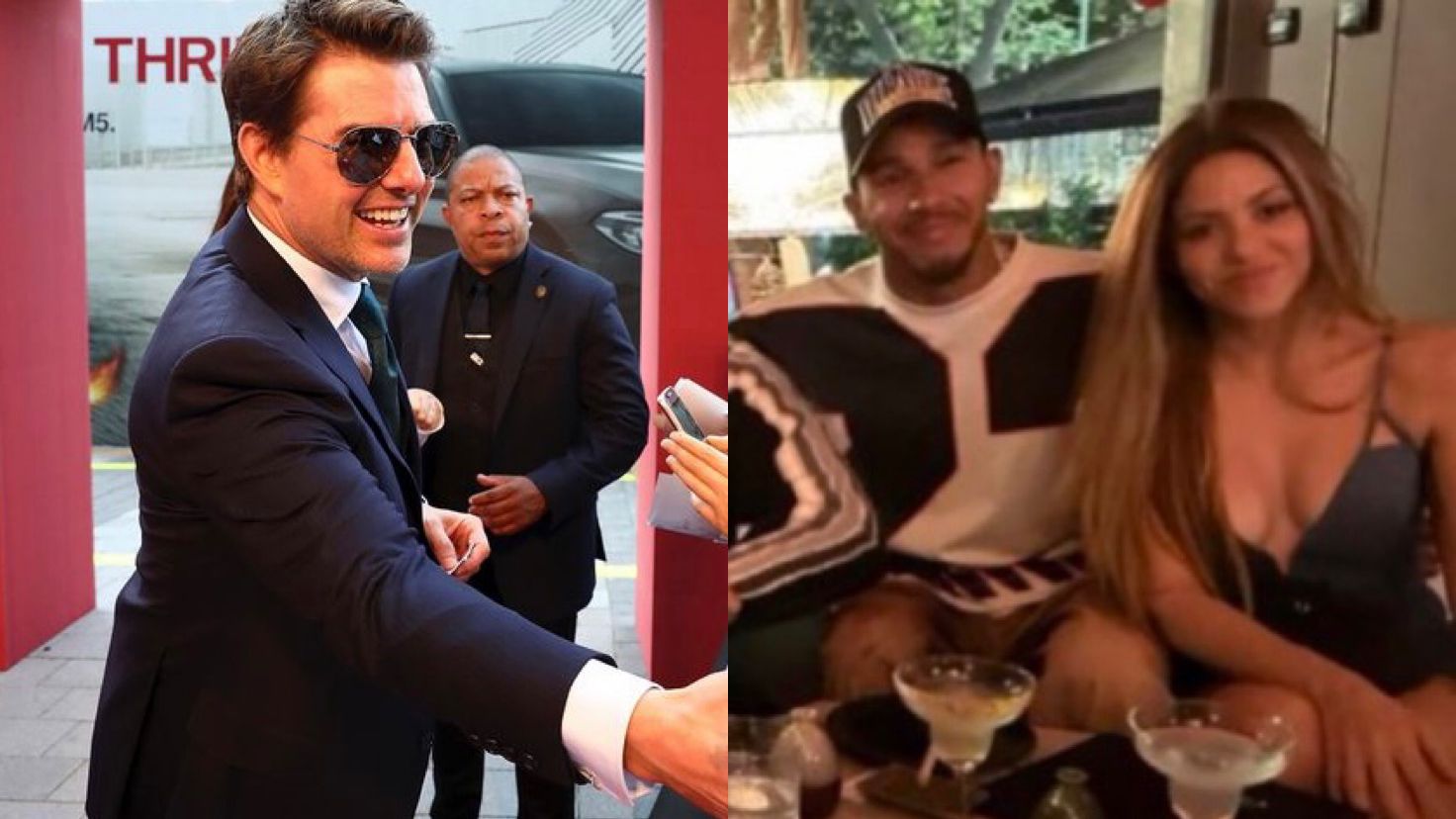 Tom Cruise teria se irritado com Lewis Hamilton após rumores de relacionamento com Shakira