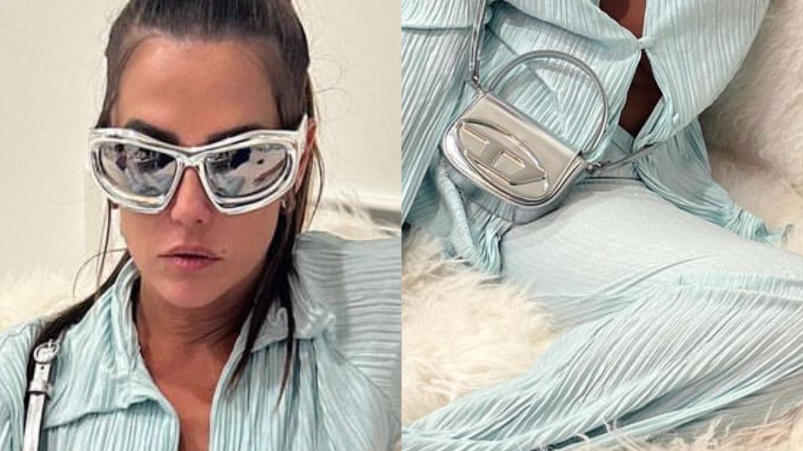 Deborah Secco dispensa sutiã e escandaliza ao posar com look aberto