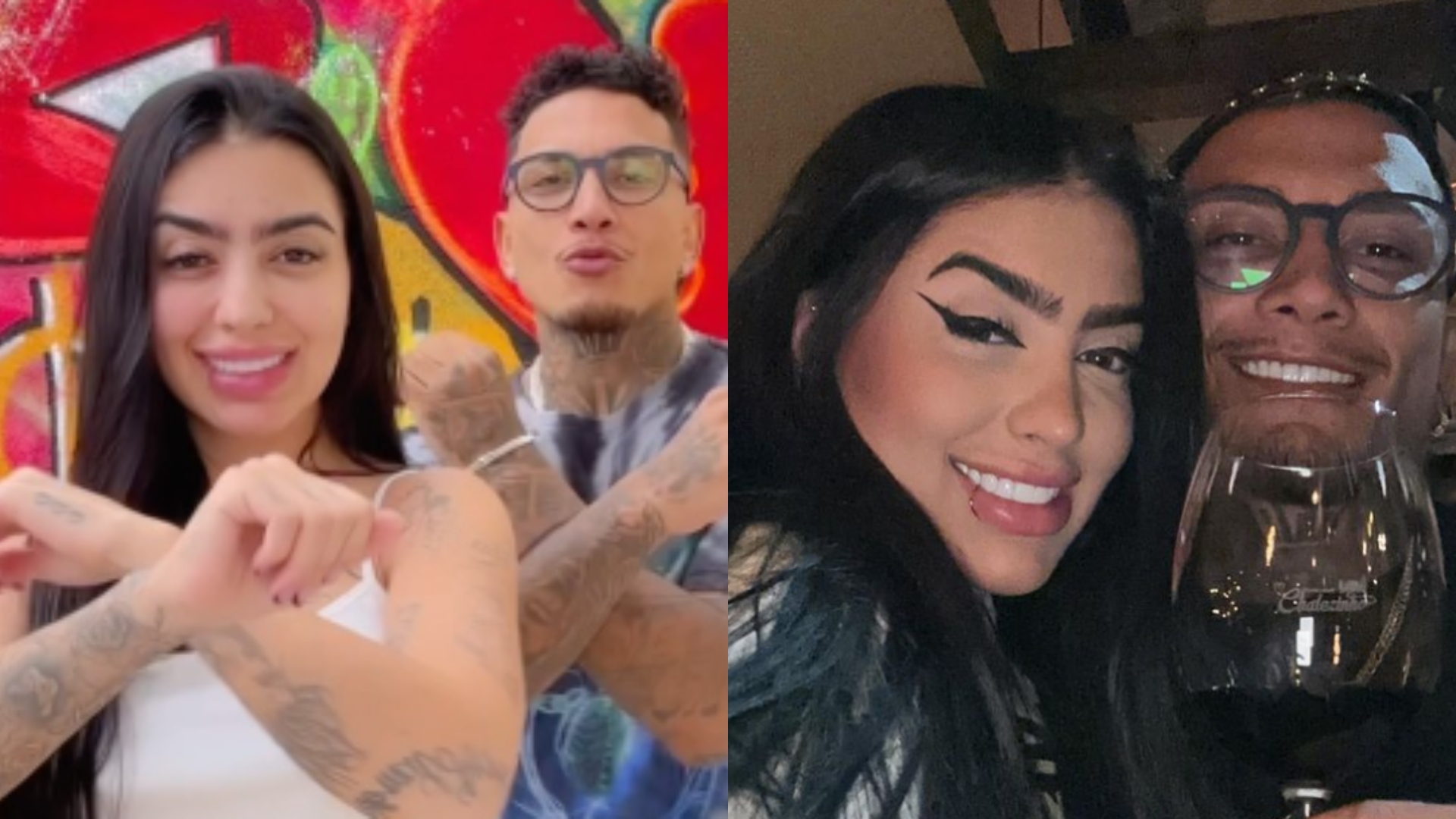 Grávida, MC Mirella exibe barriguinha em dança com Dynho Alves