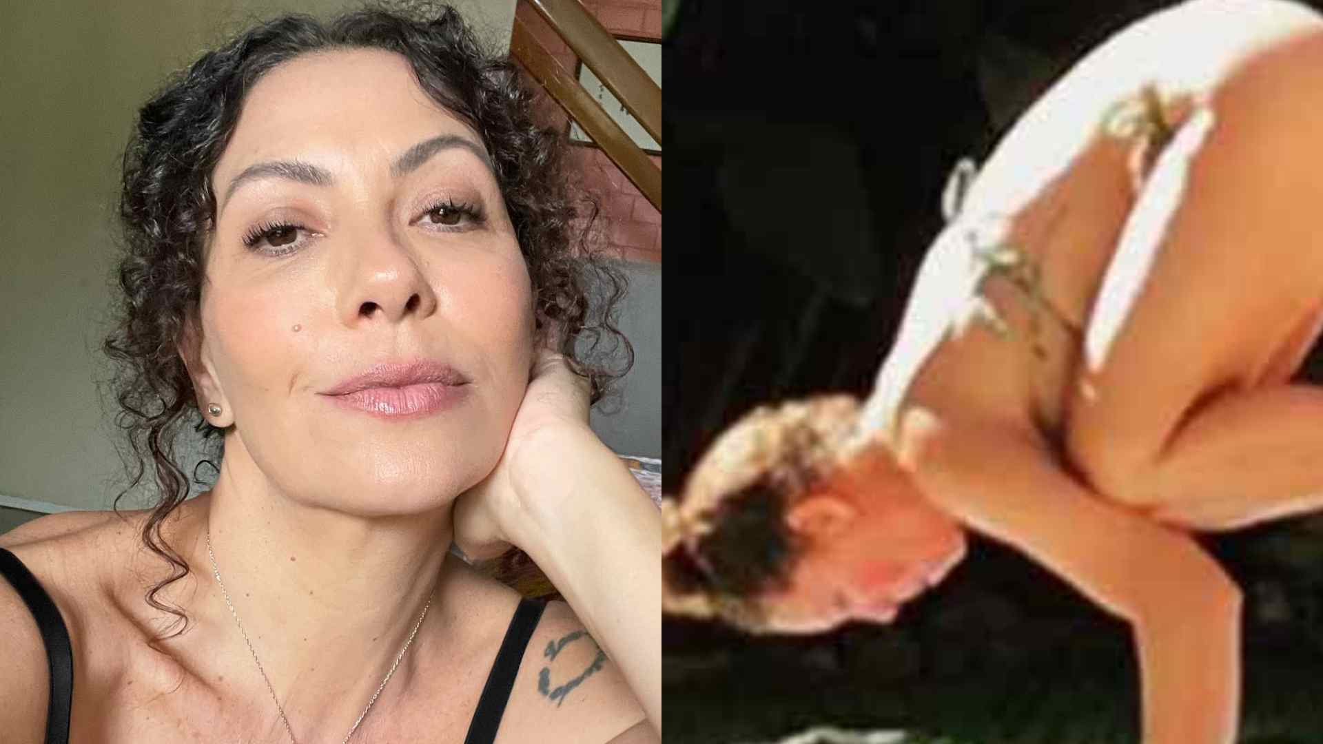 De biquíni, Fabiula Nascimento impressiona ao mostrar flexibilidade praticando yoga