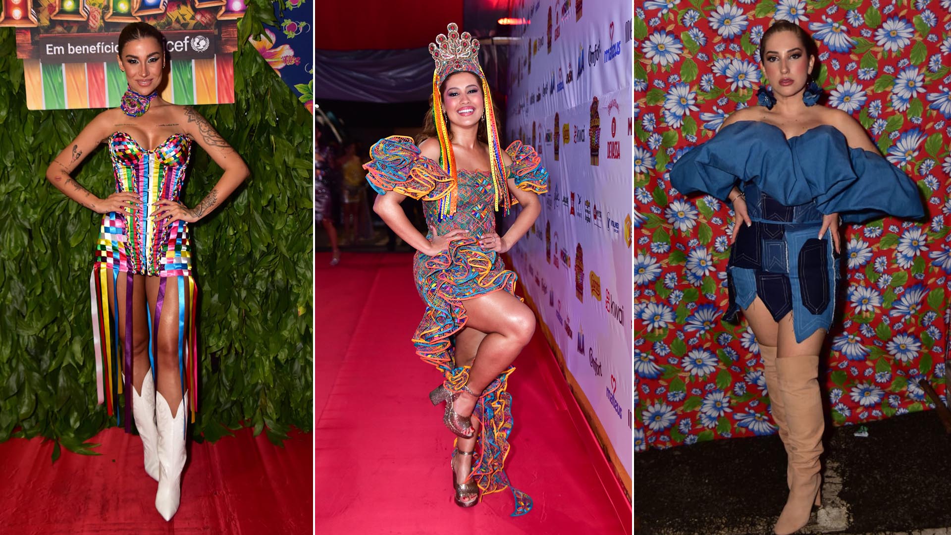Veja os looks dos famosos no São João da Thay