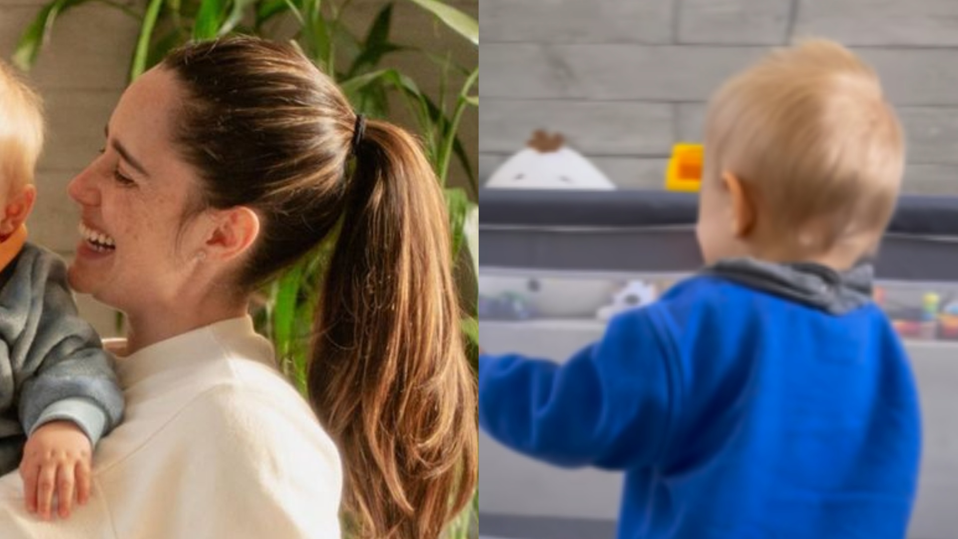 Filho de Fernanda Vasconcellos esbanja fofura ao aparecer andando, e web compara: ”A cara do pai”