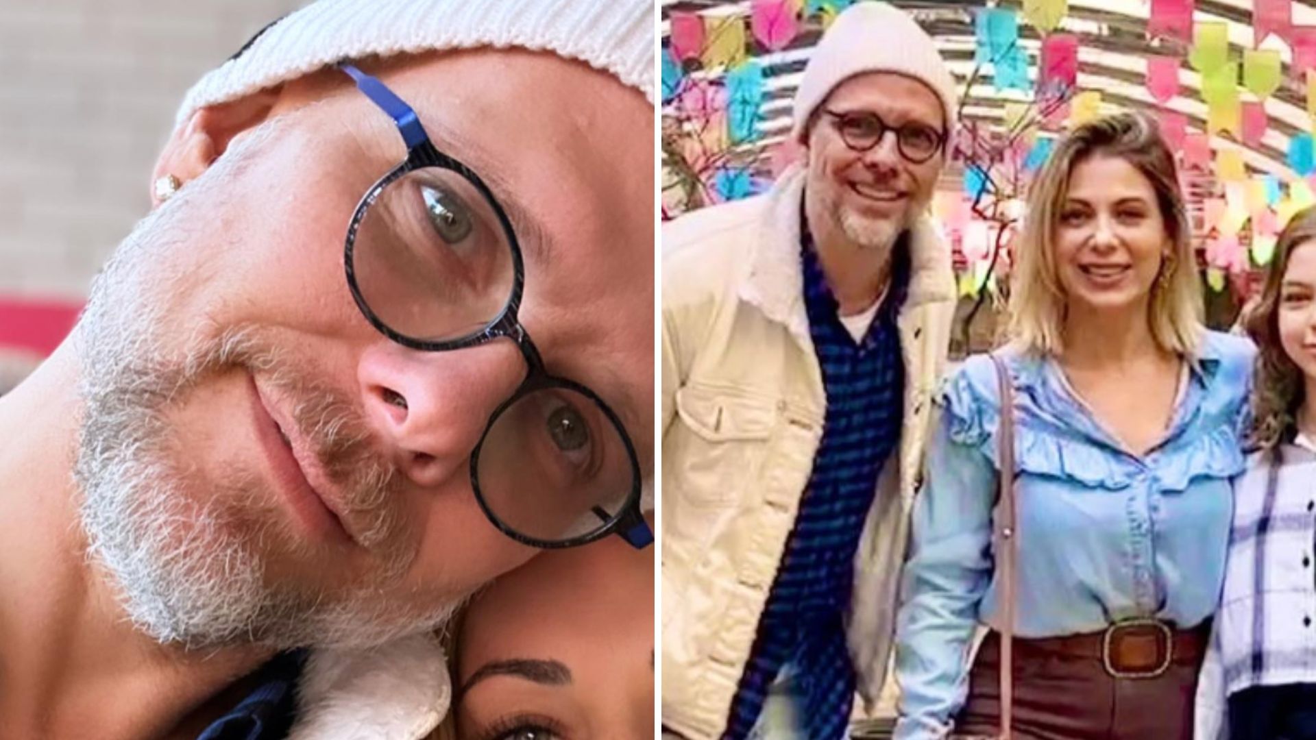 Fernando Scherer se explica após reunir ex e atual mulher na mesma foto: “Respeito”