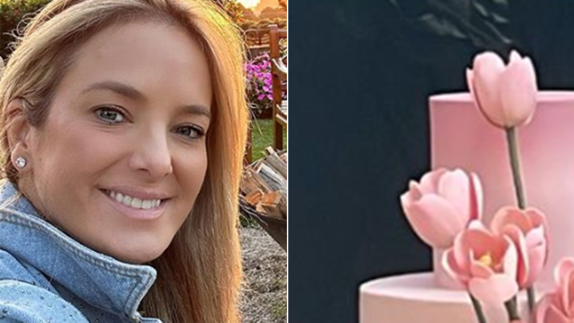 Ticiane Pinheiro mostra seu bolo de aniversário sofisticado para almoço com as amigas