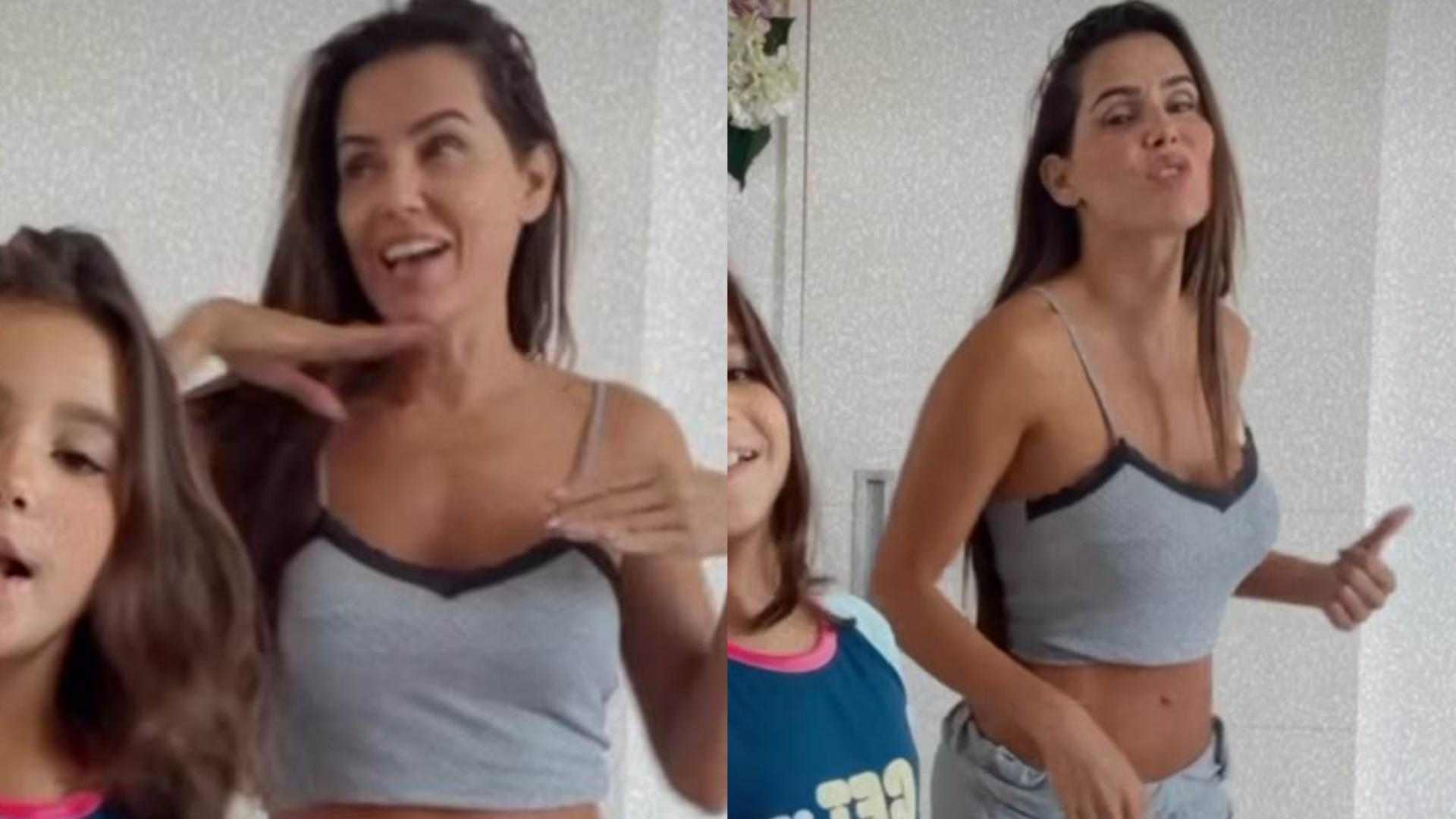 Filha de Deborah Secco choca ao dançar com a mãe: ‘Que linda que ela tá’