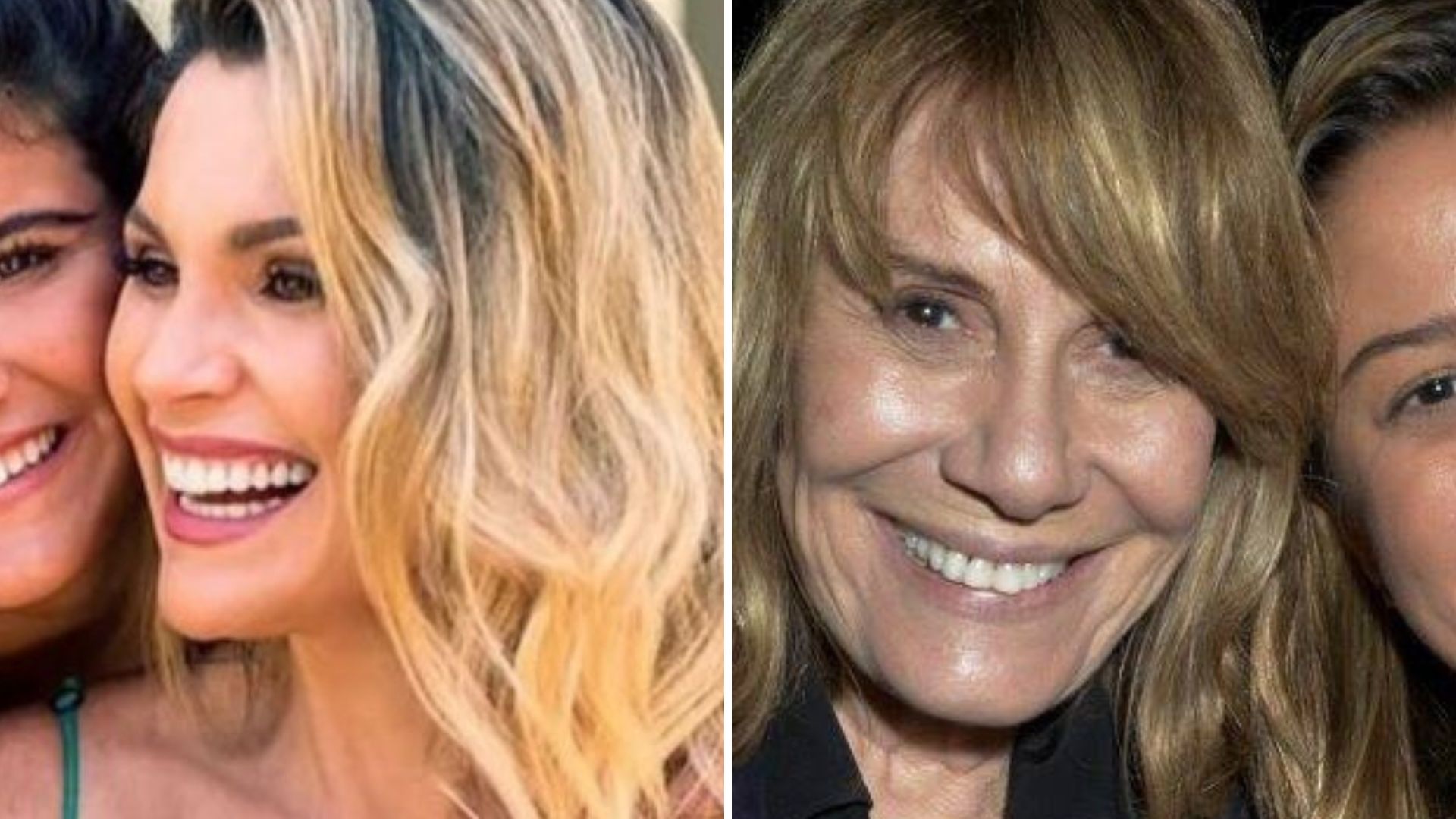 Família grande! Como a filha de Flávia Alessandra é irmã da filha de Renata Sorrah?