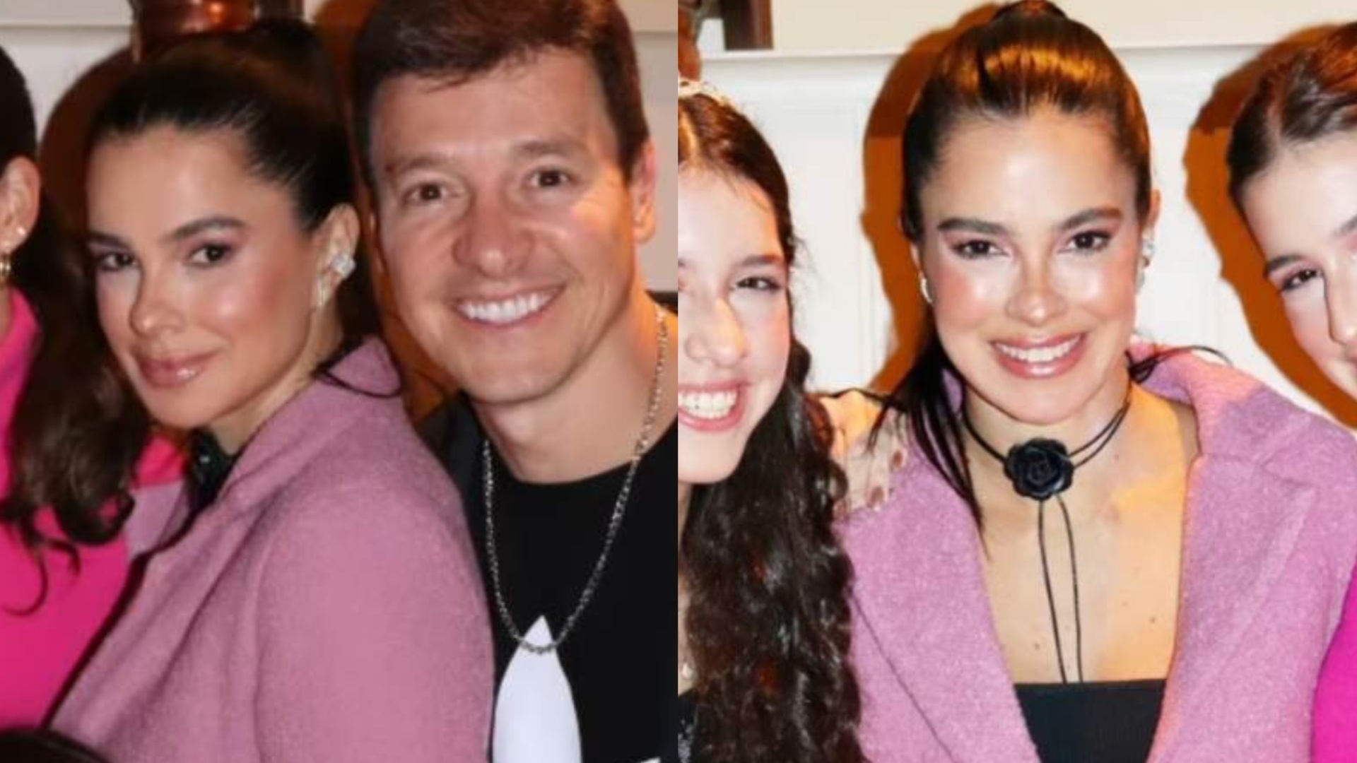 Filhas de Rodrigo Faro ganham festa simples de aniversário