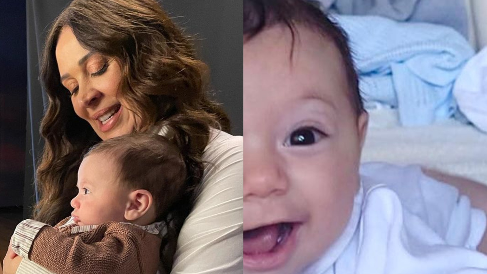 Filho de Claudia Raia acompanha a mãe no trabalho: ‘Primeira vez no teatro’