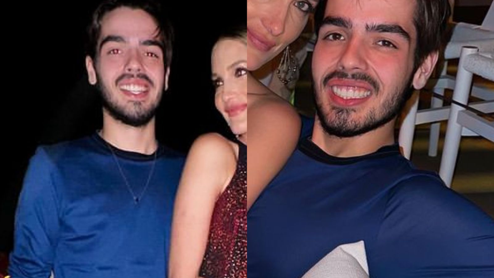Filho de Faustão surge agarradinho com a namorada em festa luxuosa