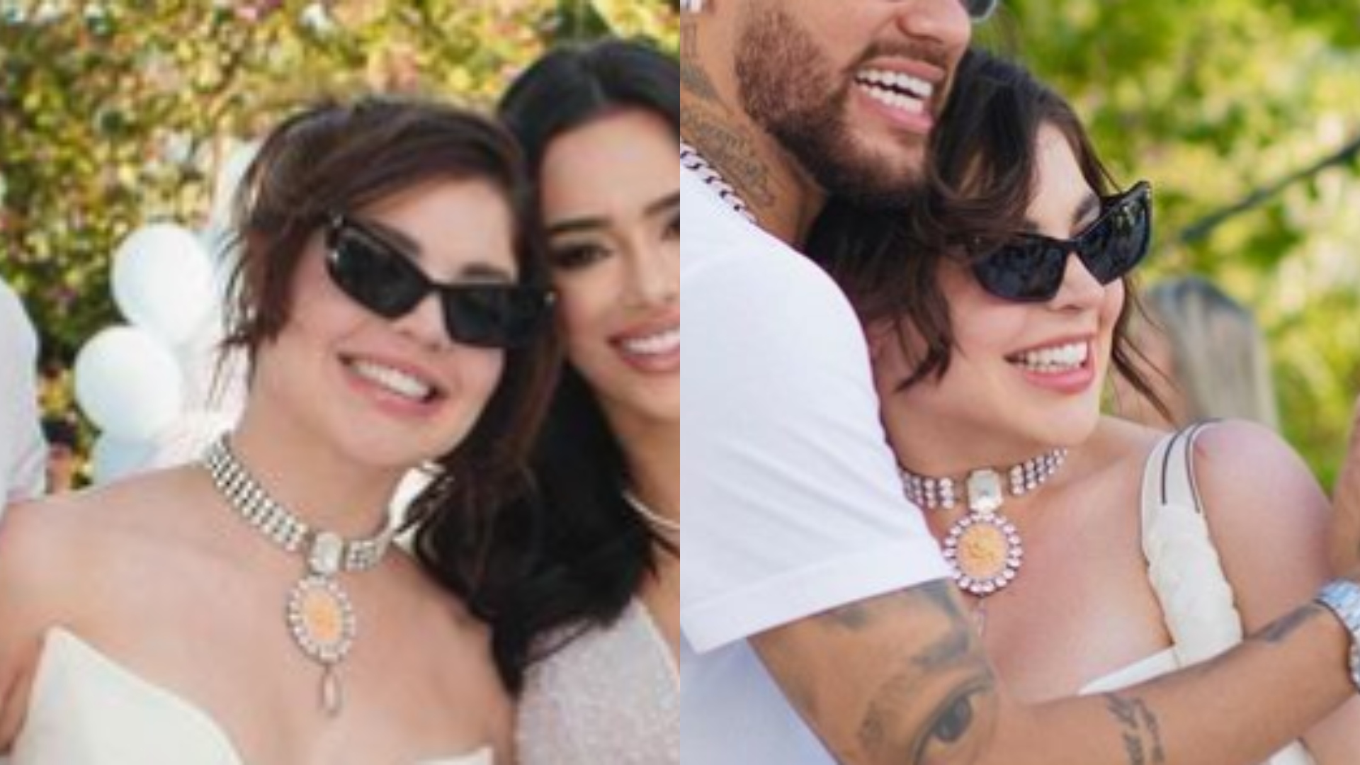 Gkay mostra momentos fofos durante chá revelação de Neymar e Bruna Biancardi