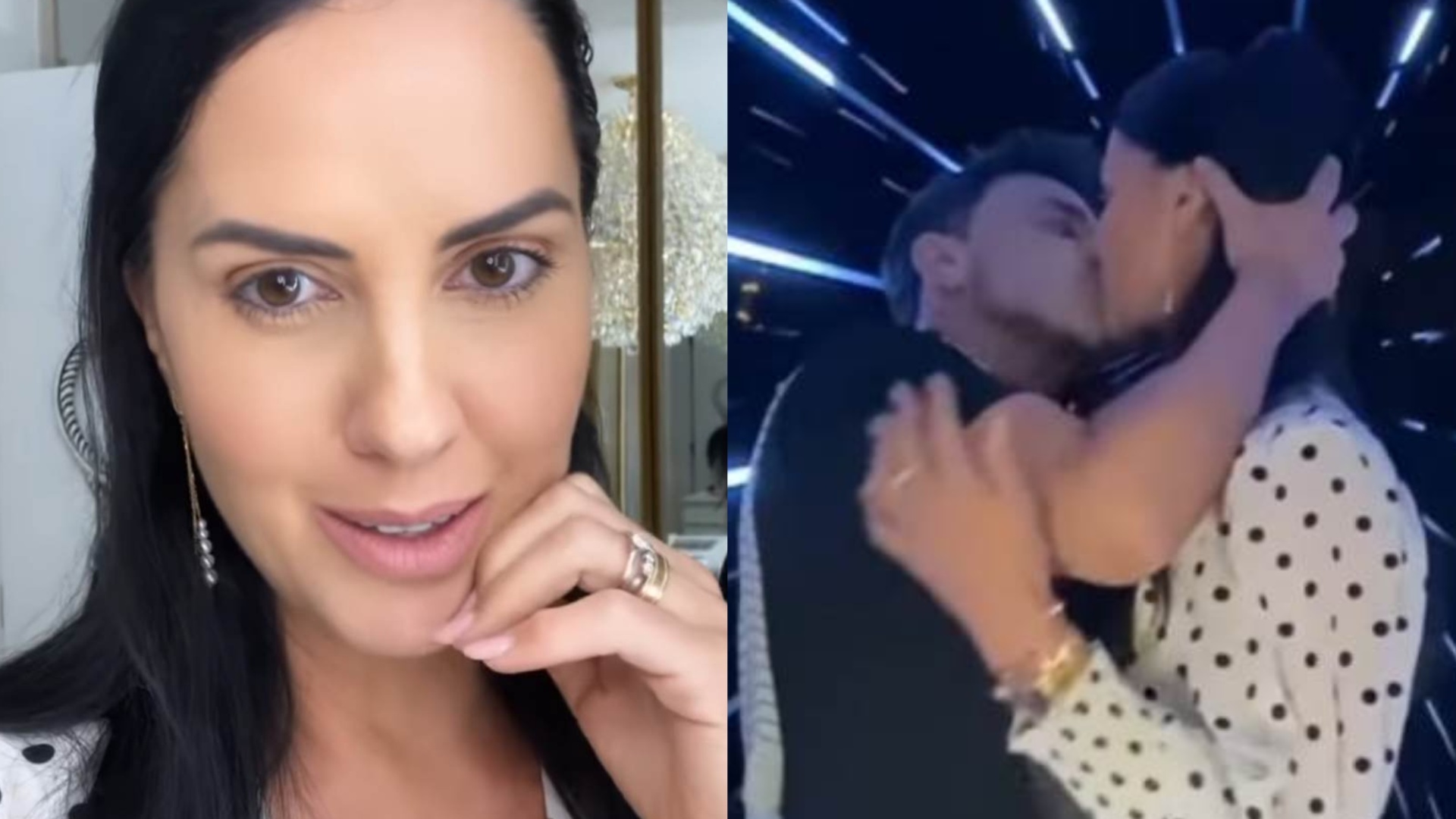Gente? Graciele Lacerda é criticada ao dar beijão em Zezé: ‘Sem necessidade’