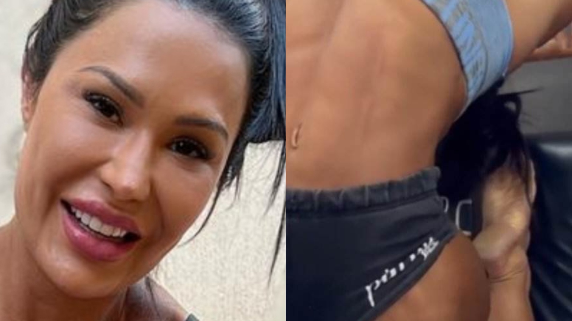 Como pode? Gracyanne Barbosa encosta cabeça no pé em pose ousada