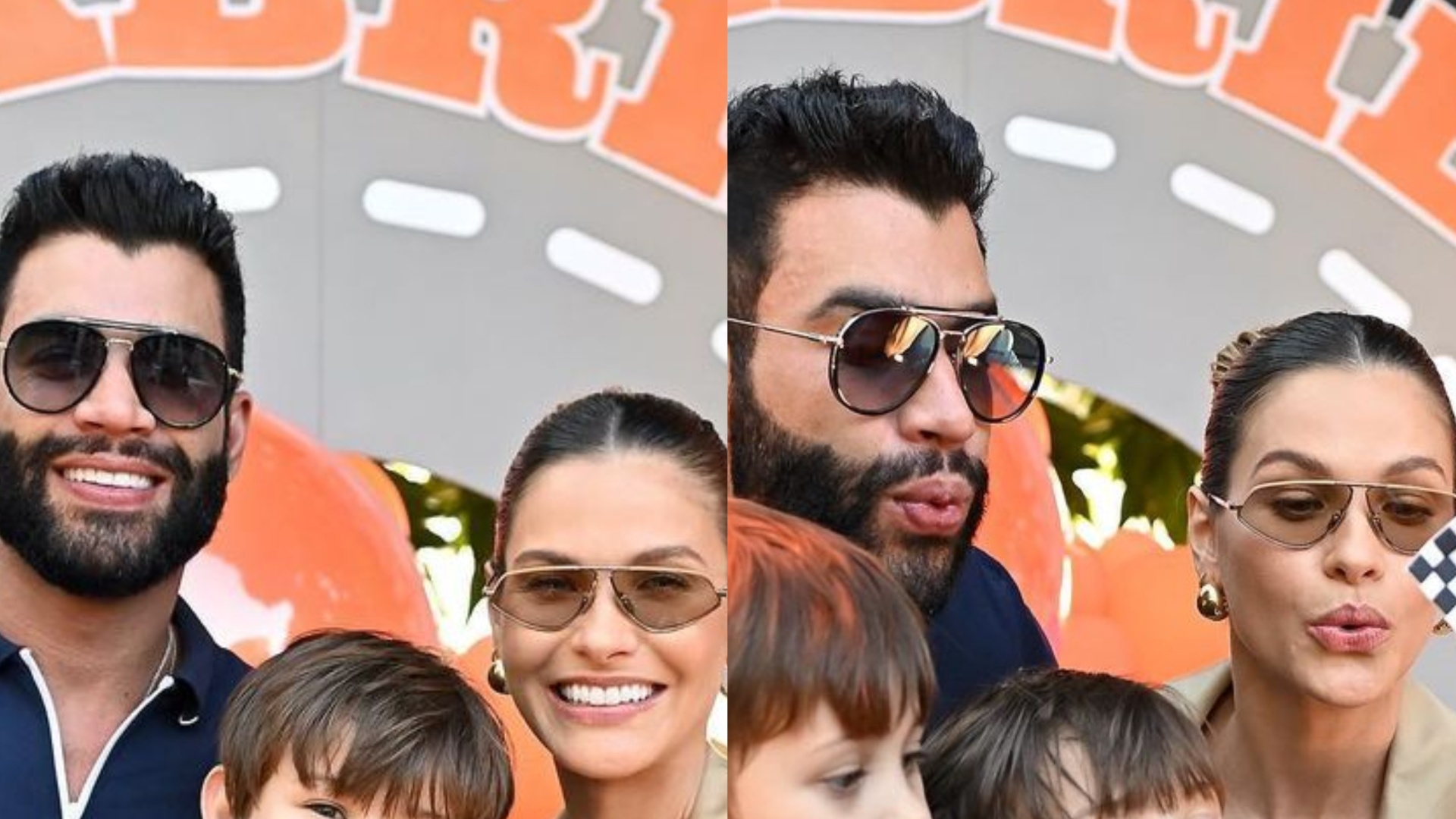 Andressa Suita e Gusttavo Lima comemoram aniversário do filho mais velho, Gabriel