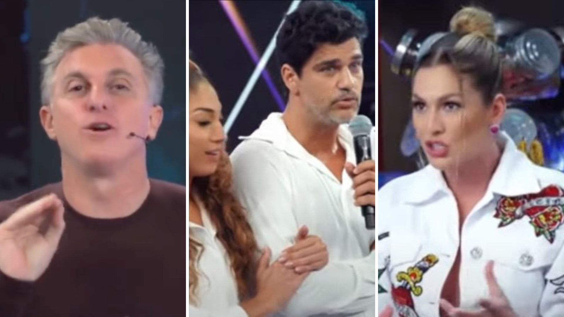 Lívia Andrade constrange Bruno Cabrerizo e é interrompida por Huck: “Peço desculpas”