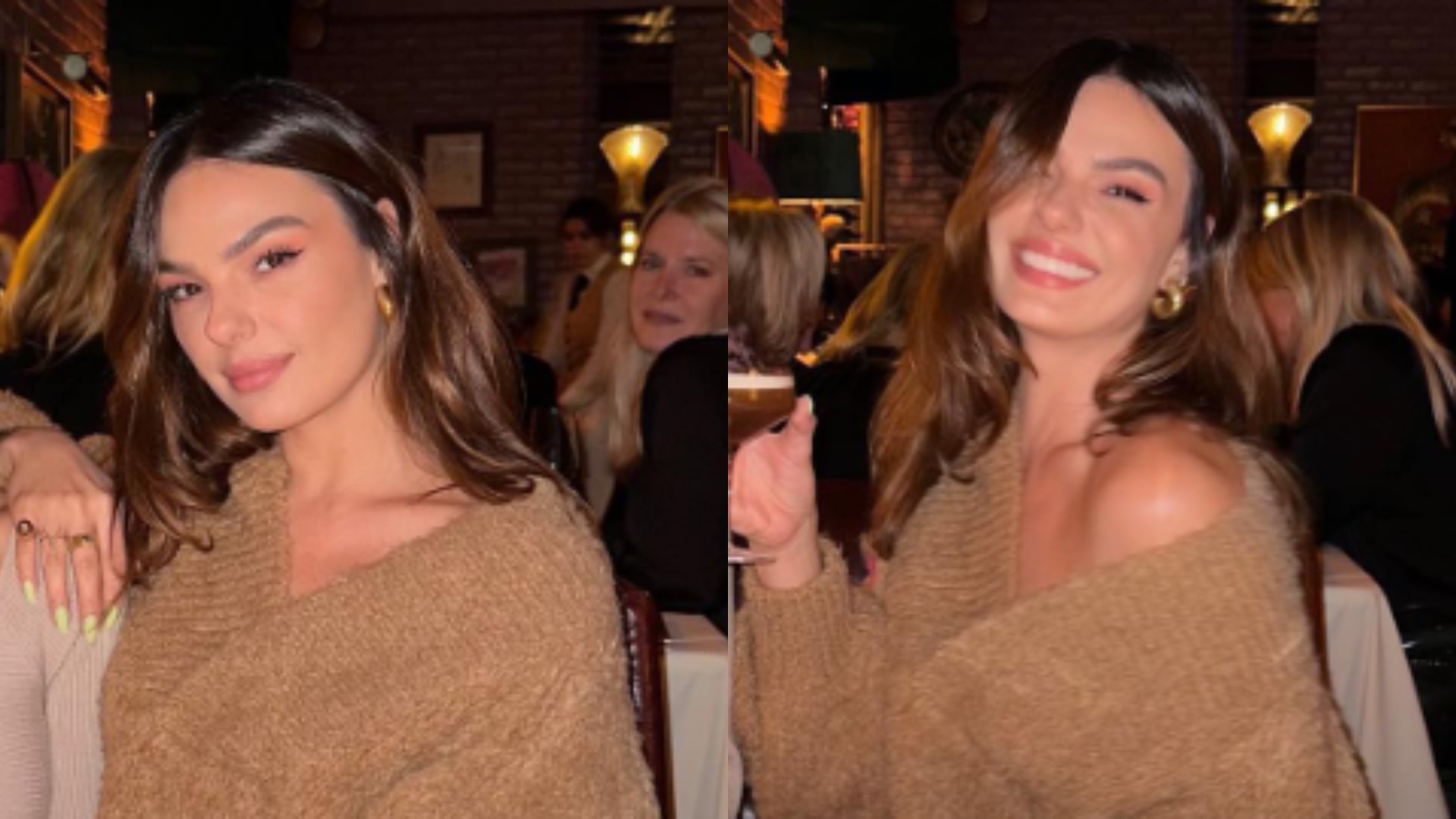 Isis Valverde encanta com noitada em Los Angeles: ‘Minhas meninas’