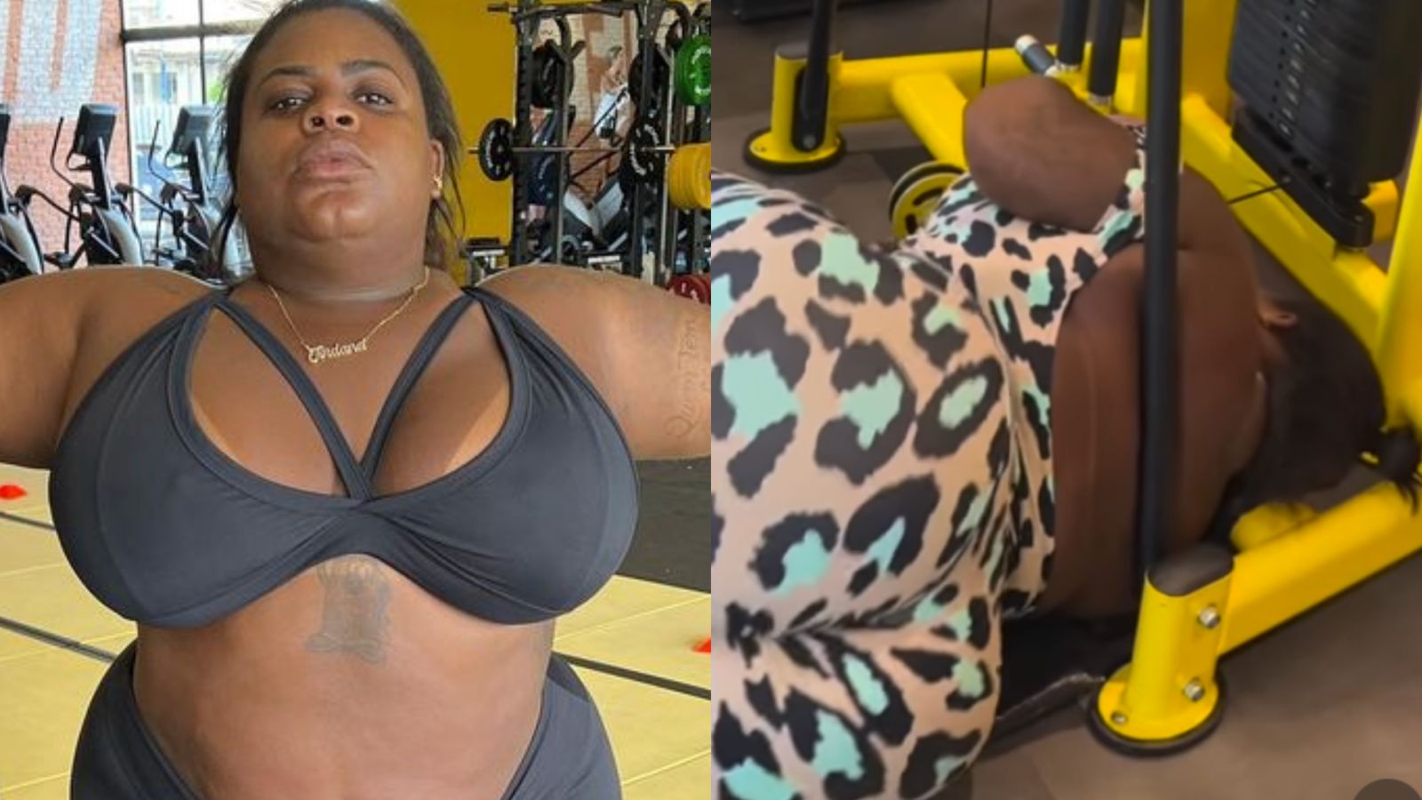 De legging coladinha, Jojo Todynho pega pesado no treino de glúteos: “Abundância”
