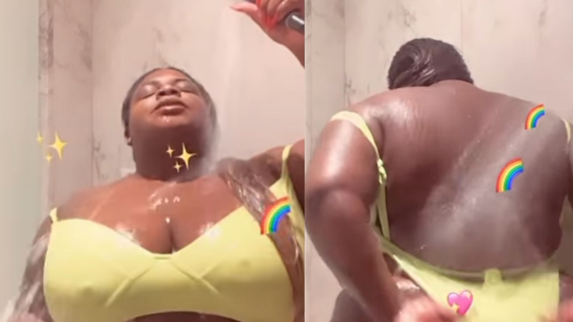 Com fio-dental no limite, Jojo Todynho quase revela demais ao tomar ducha