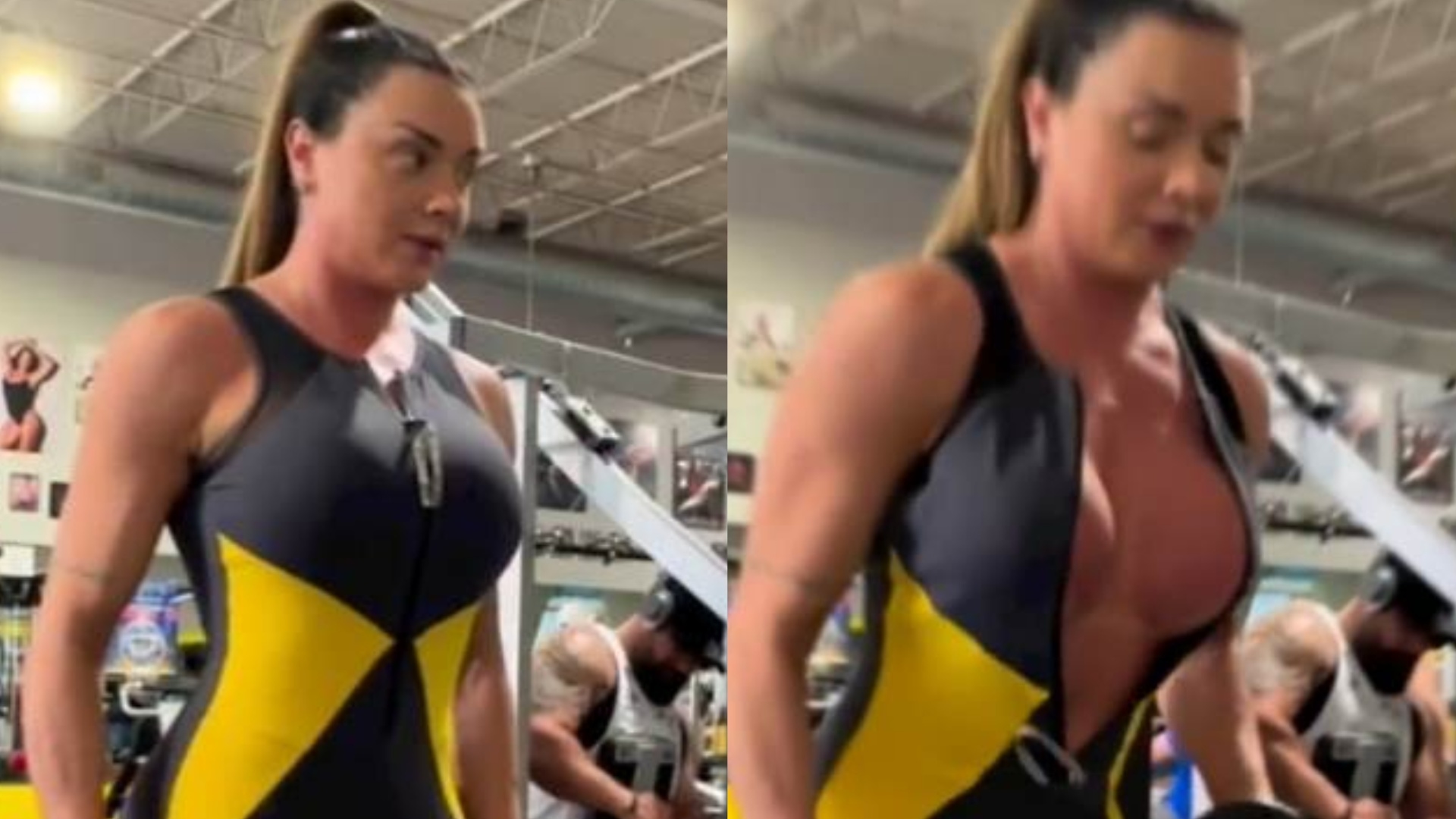Macacão explode e Juju Salimeni fica nua em treino nos EUA: ‘Pelada’