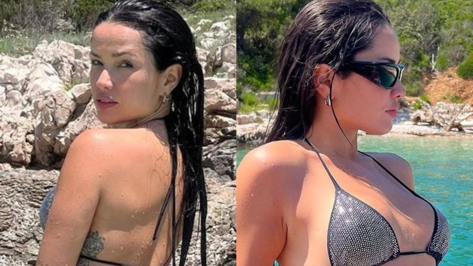 De frente e de costas, Juliette revela corpaço monumental em biquíni fininho: ‘Gata’