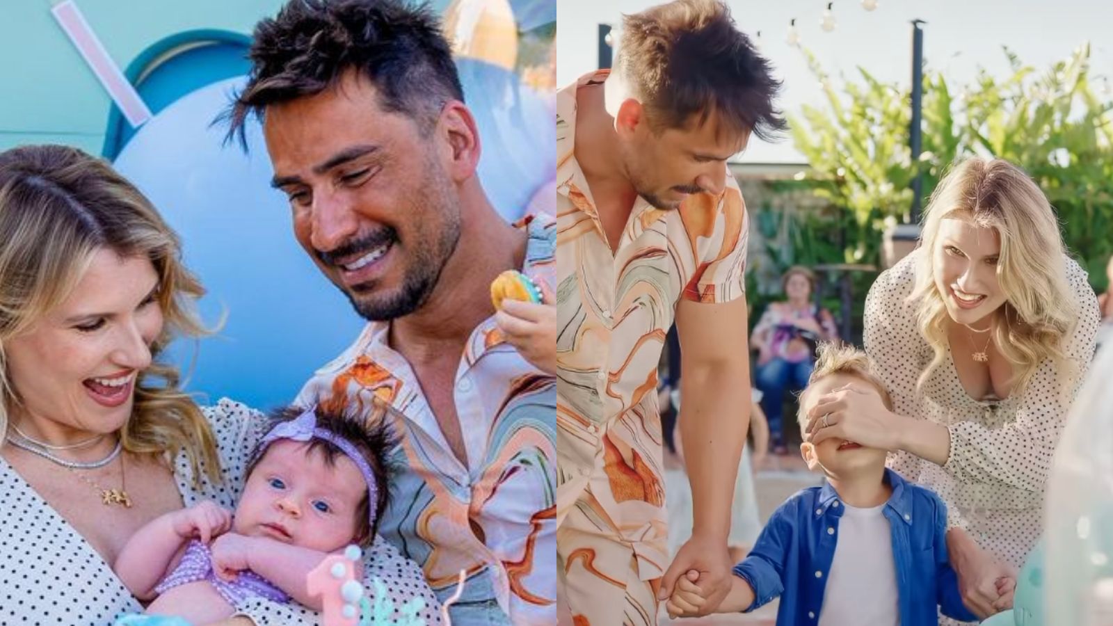 Julio Rocha faz festa luxuosa para celebrar mesversário e aniversário dos filhos
