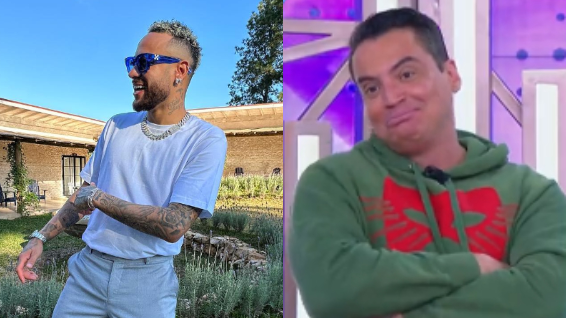 Leo Dias surta com indireta de Neymar e detona: ‘Bora virar homem’
