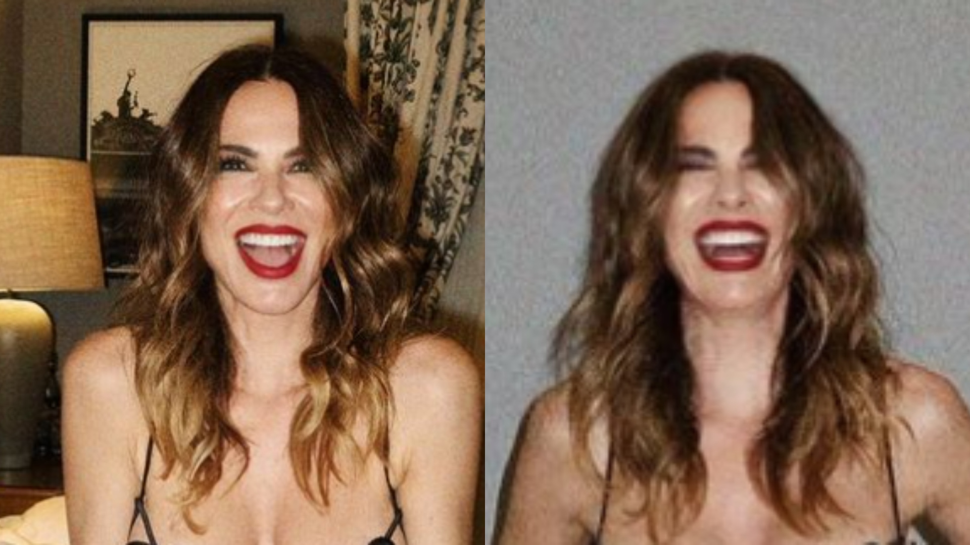 Solteira, Luciana Gimenez sensualiza com sutiã vazado e reflete sobre amor no Dia dos Namorados