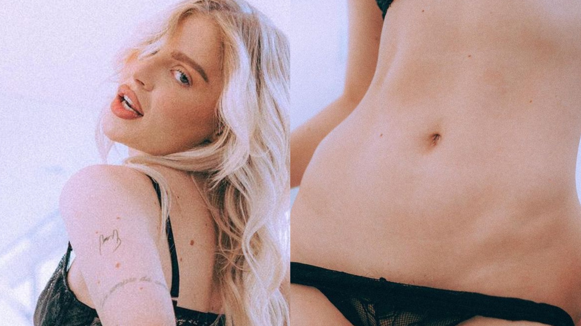 De lingerie, Luísa Sonza causa ao abaixar a calcinha: ‘Uma deusa’