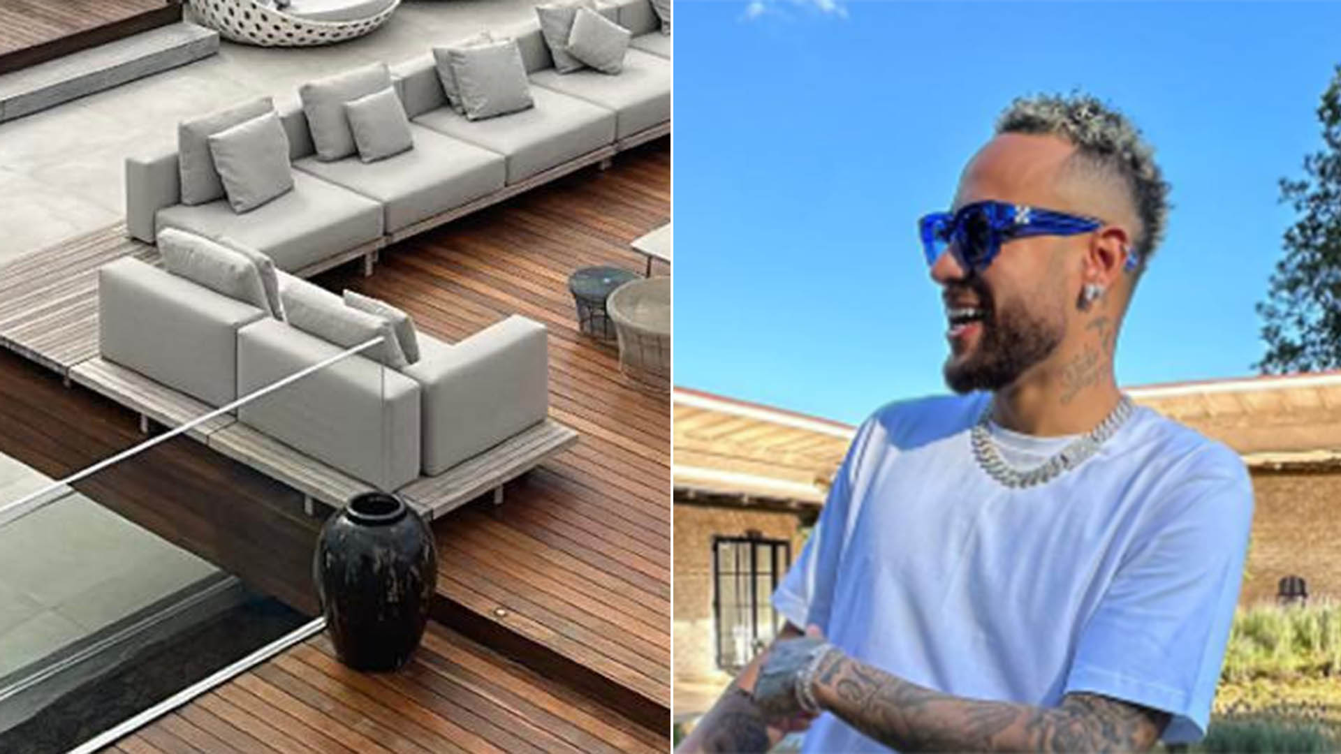Neymar Jr exibe fotos da área de lazer de sua mansão em Mangaratiba