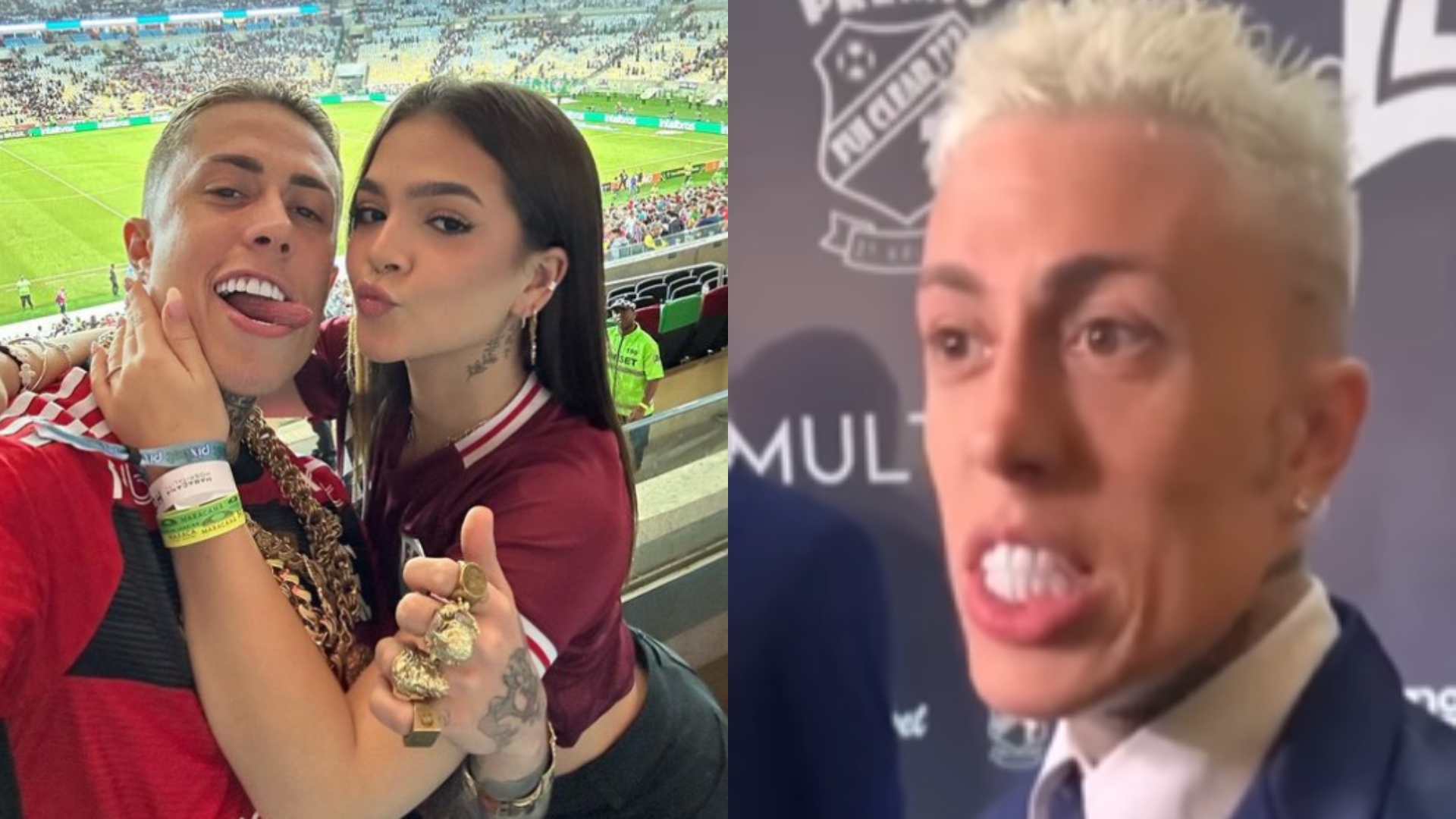 MC Daniel se irrita com pergunta de jornalista sobre Mel Maia