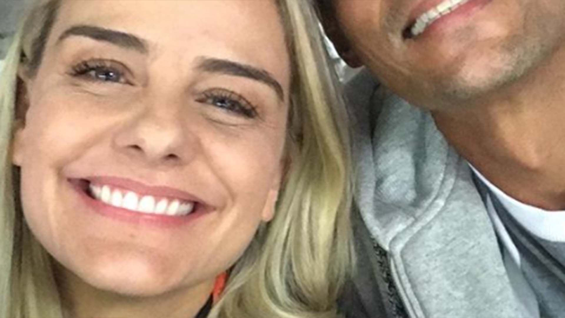 Milene Domingues exibe fotos inéditas com o namorado: ‘Sendo leve’