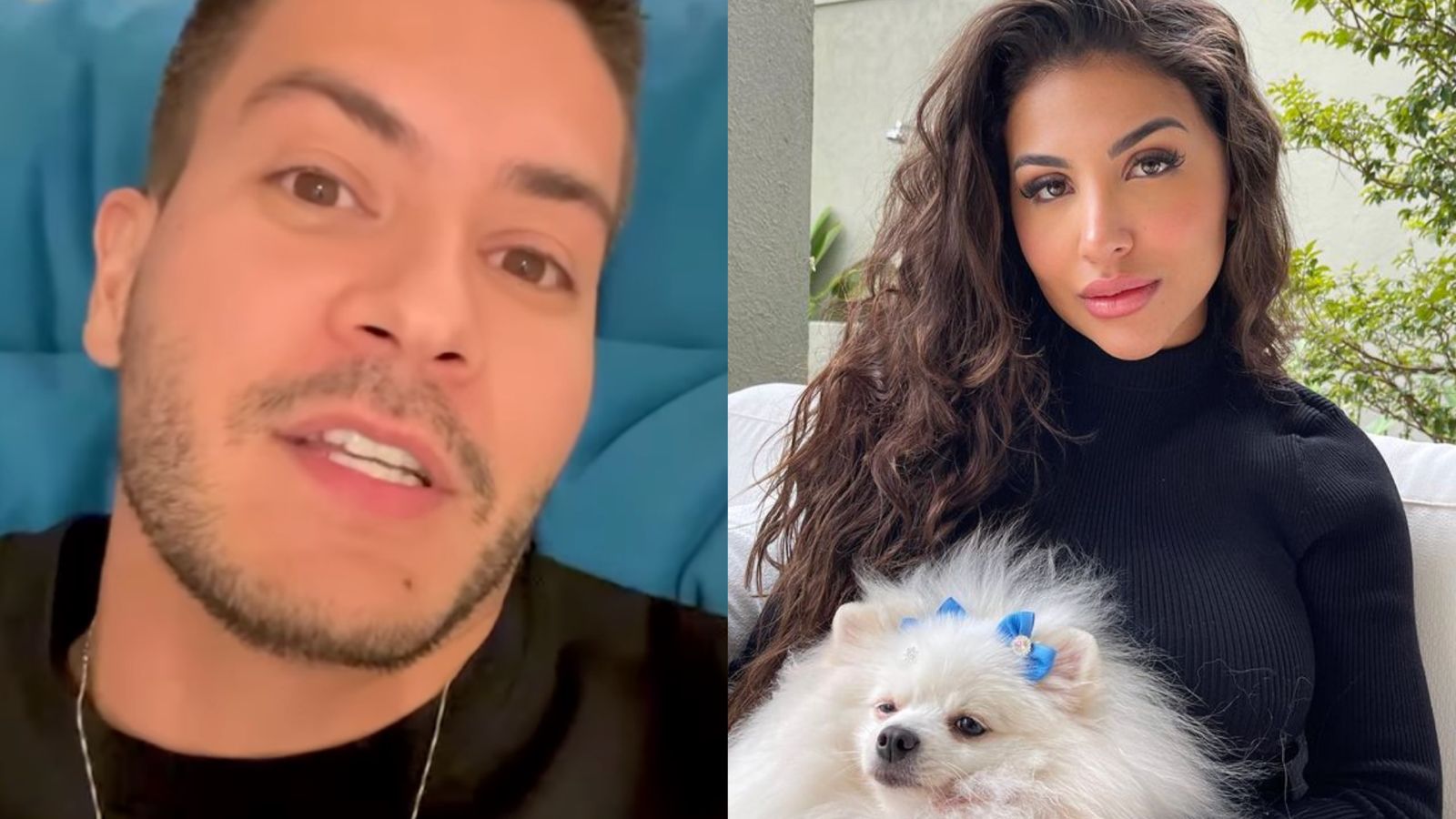 Namorada de Arthur Aguiar justifica nome polêmico de pet: “Já era Jade”