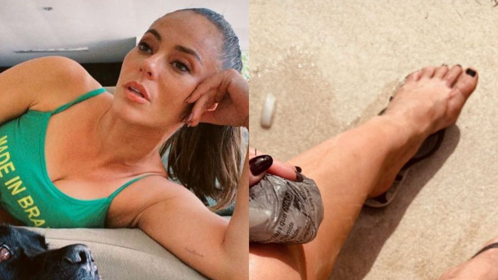 Paolla Oliveira passa perrengue durante partida de futebol: “Lesionada”